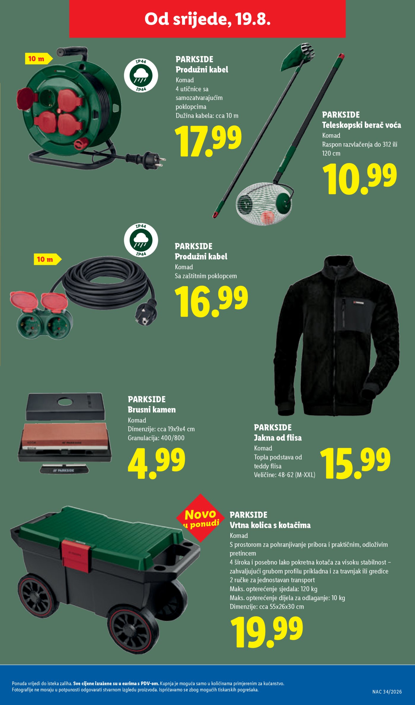 Lidl katalog Super ponuda od ponedjeljka 17.08. - 23.08.2026.