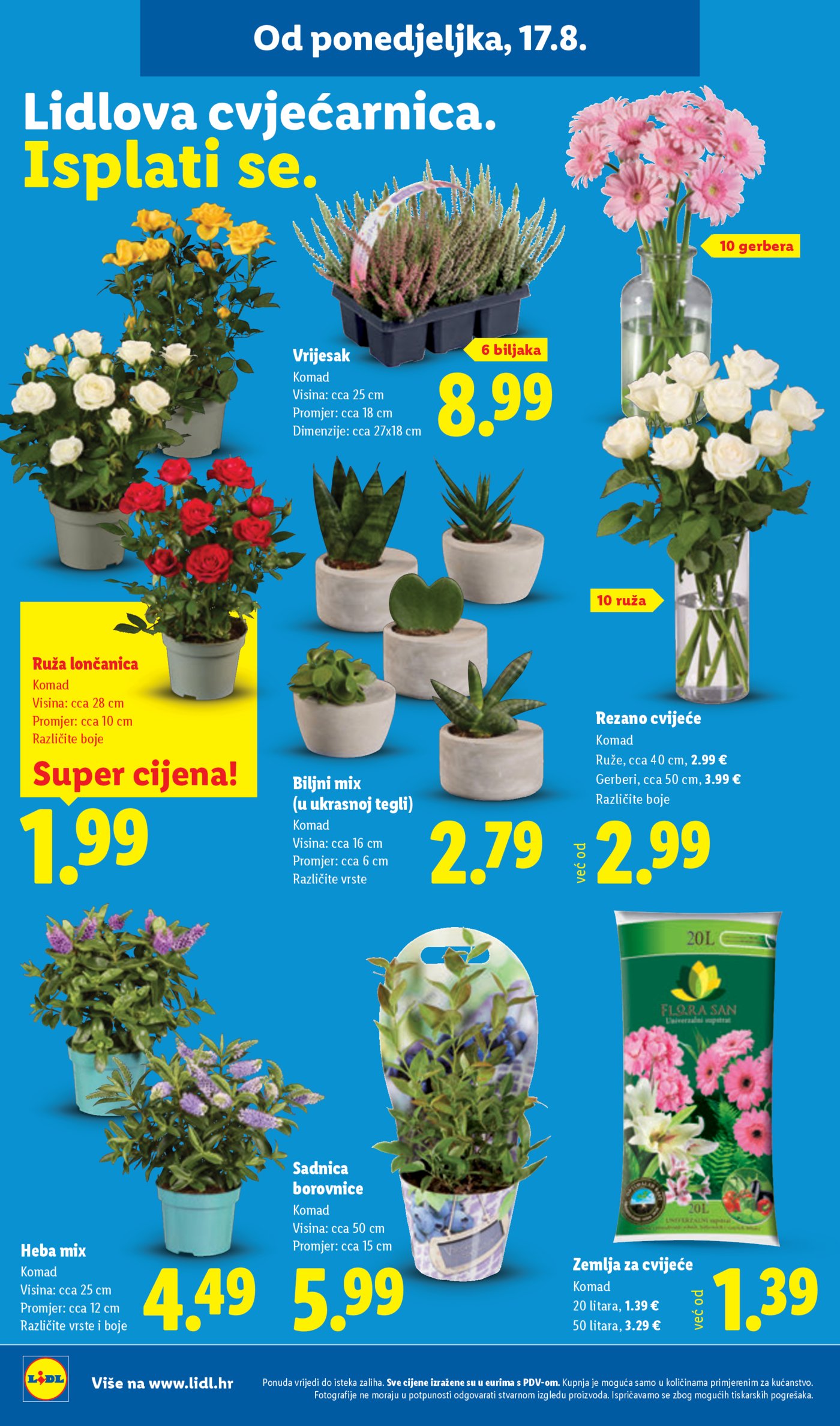 Lidl katalog Super ponuda od ponedjeljka 17.08. - 23.08.2026.