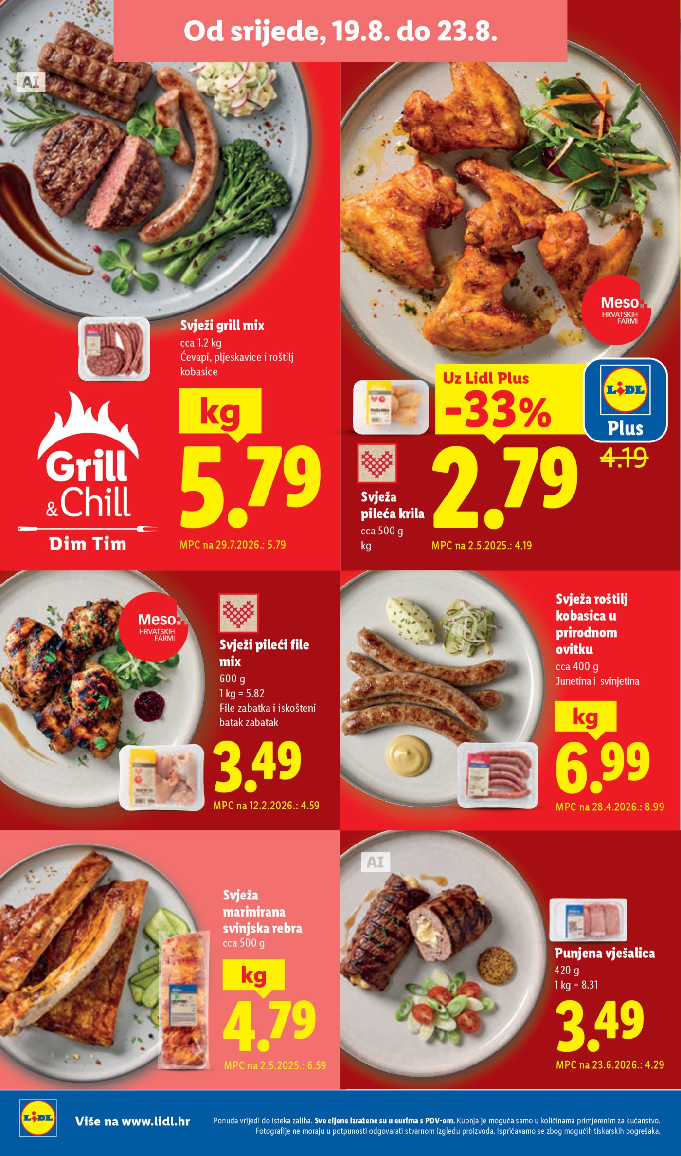 Lidl katalog Super ponuda od ponedjeljka 17.08. - 23.08.2026.