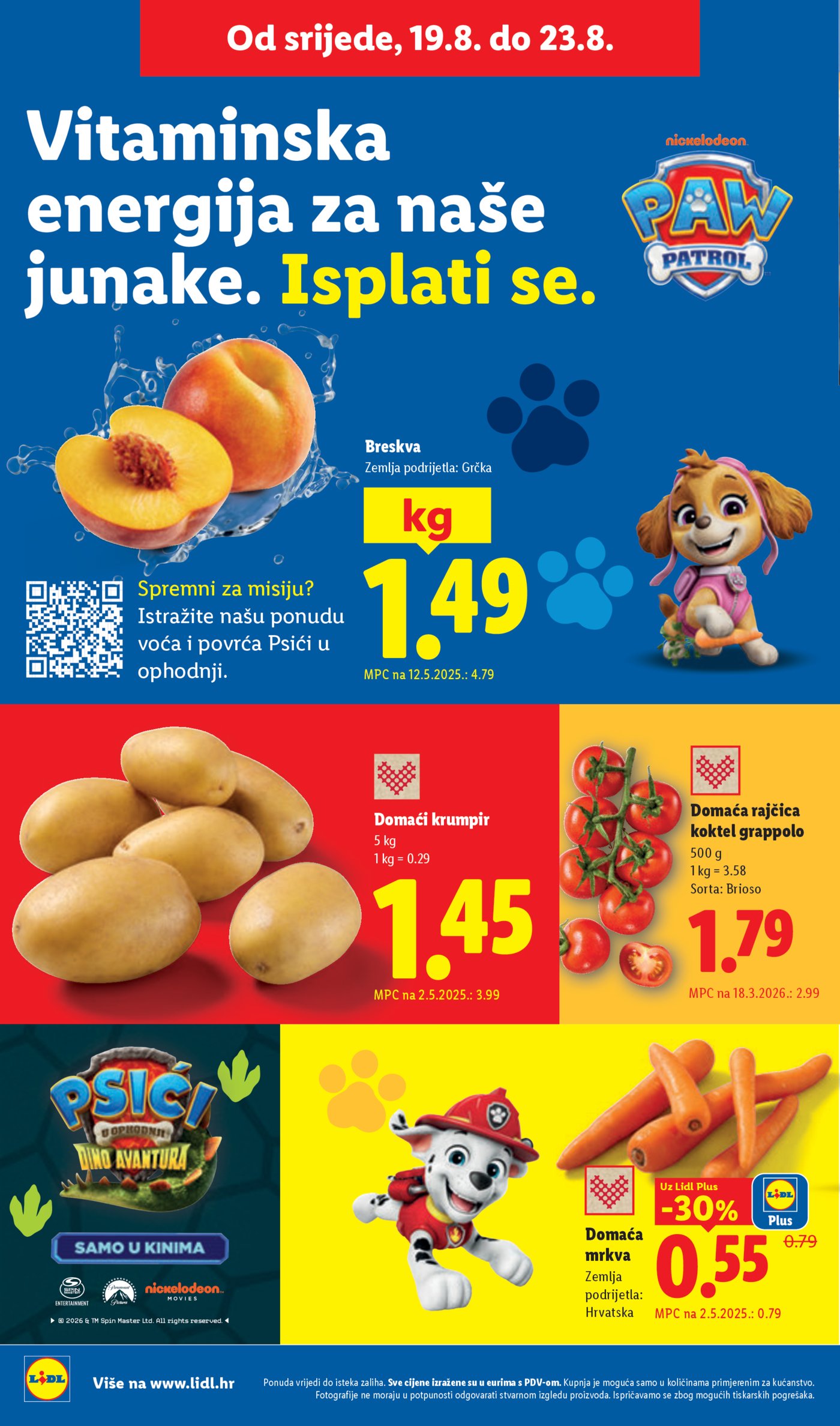 Lidl katalog Super ponuda od ponedjeljka 17.08. - 23.08.2026.