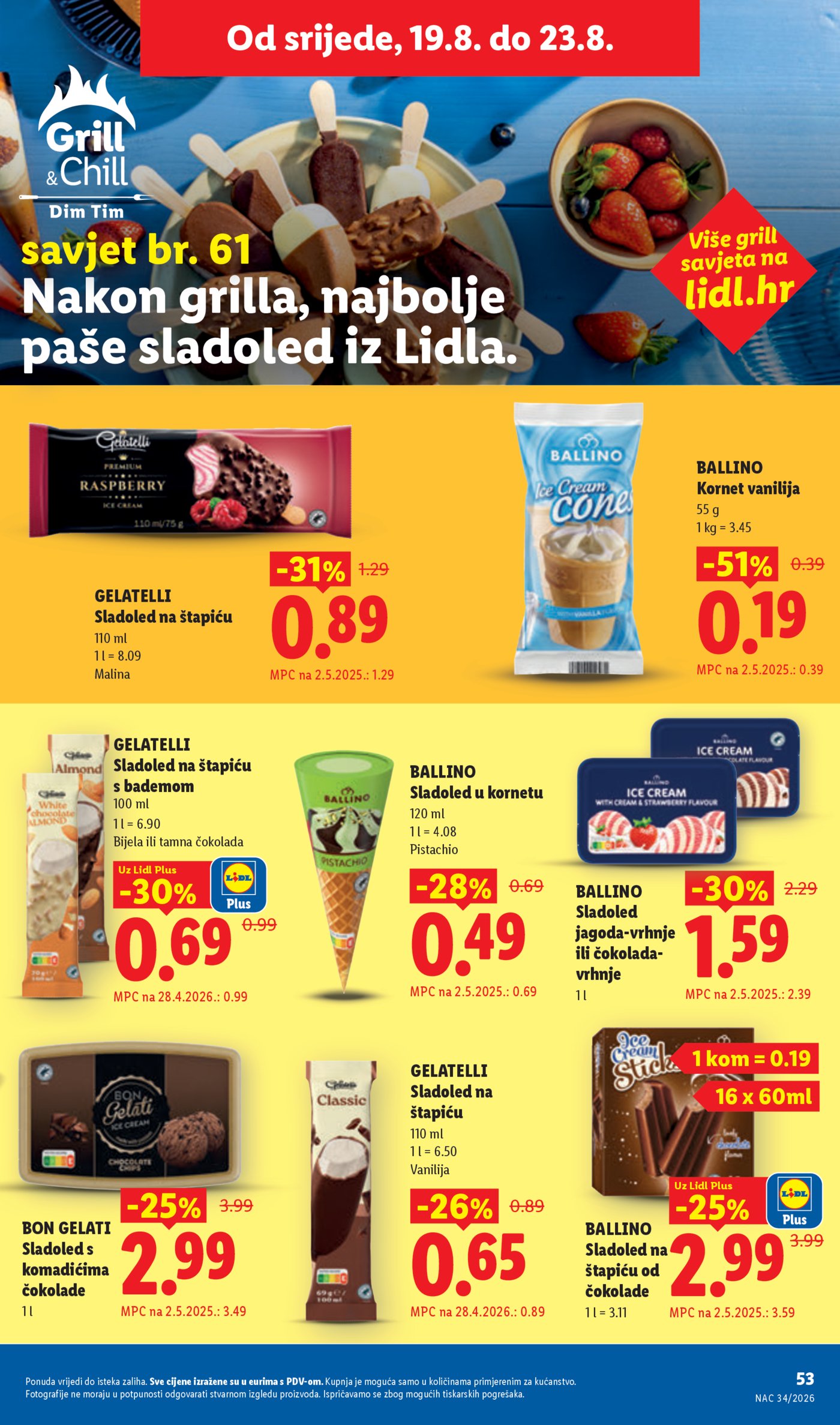 Lidl katalog Super ponuda od ponedjeljka 17.08. - 23.08.2026.