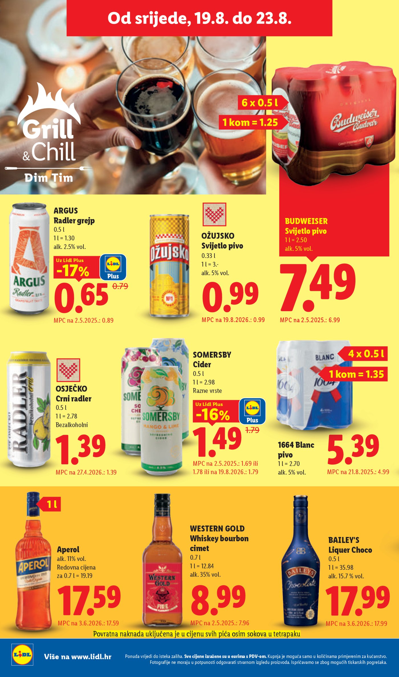 Lidl katalog Super ponuda od ponedjeljka 17.08. - 23.08.2026.