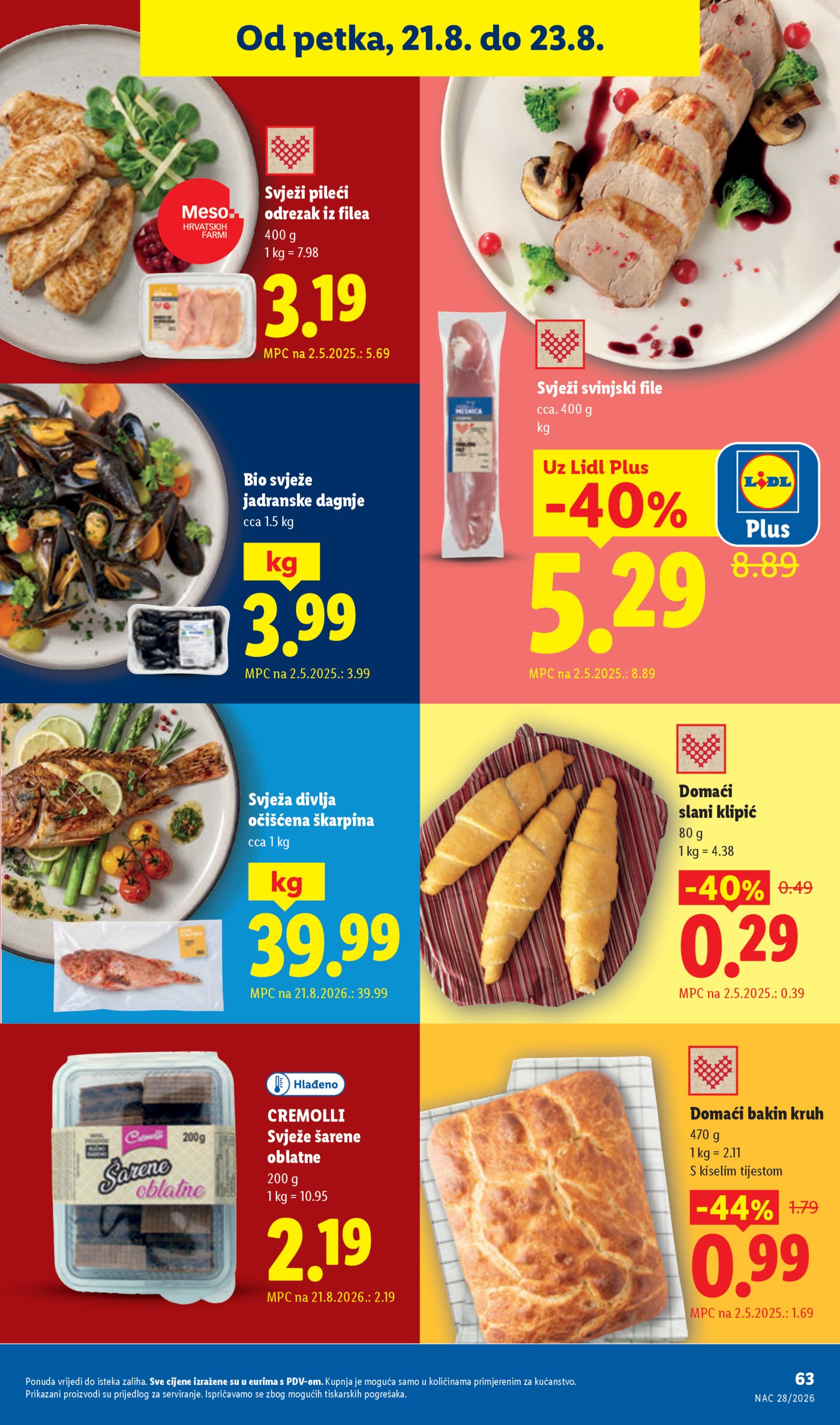 Lidl katalog Super ponuda od ponedjeljka 17.08. - 23.08.2026.