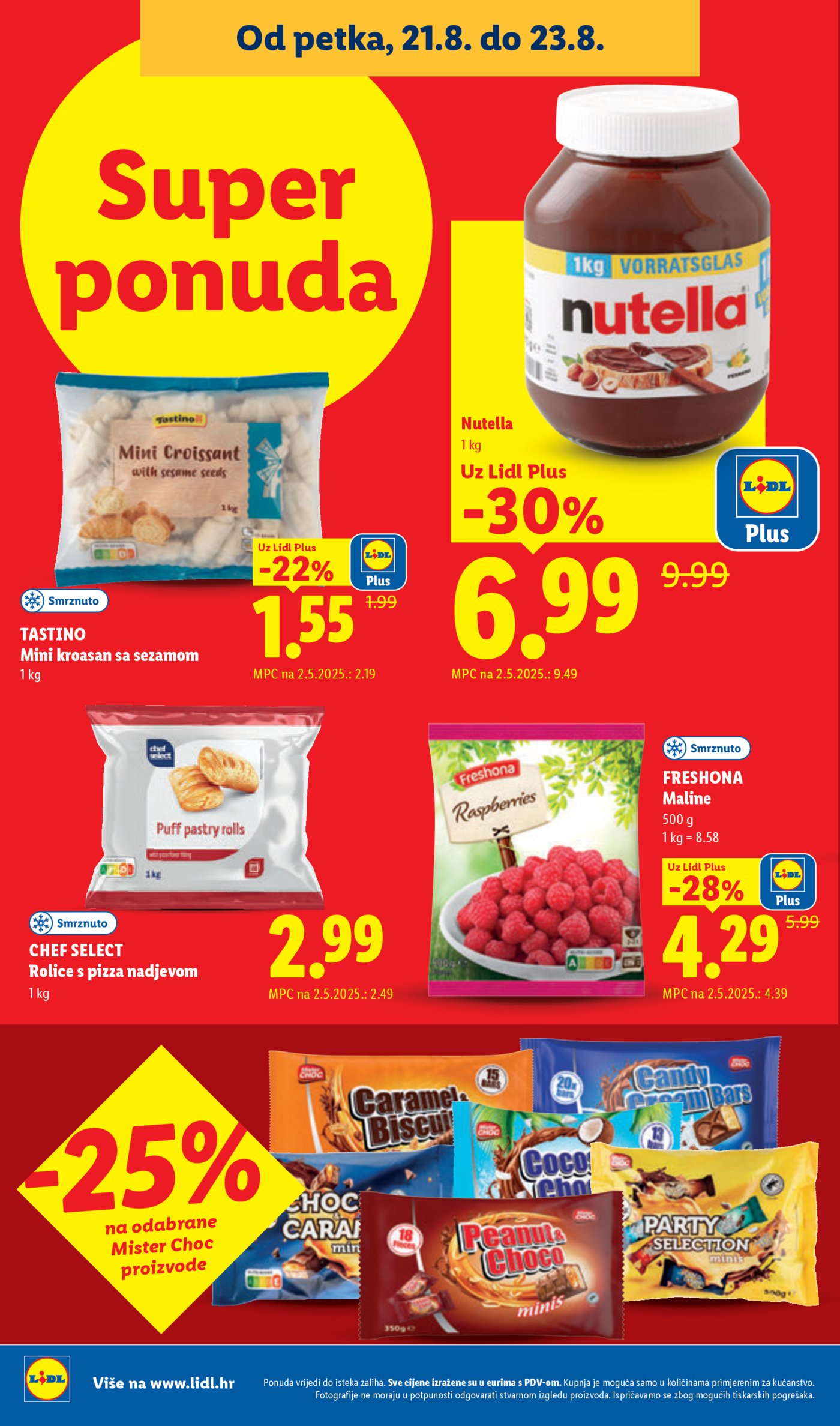 Lidl katalog Super ponuda od ponedjeljka 17.08. - 23.08.2026.