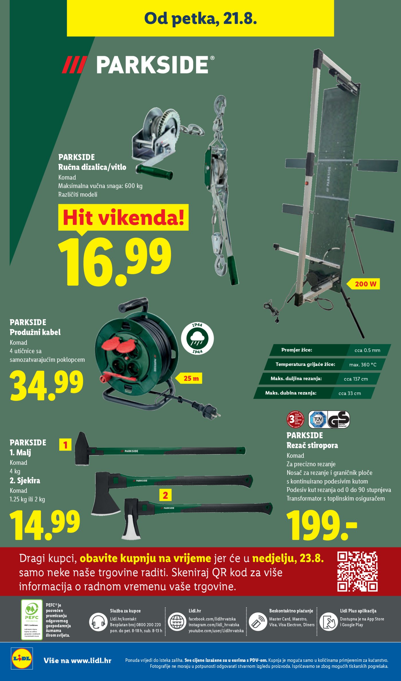 Lidl katalog Super ponuda od ponedjeljka 17.08. - 23.08.2026.
