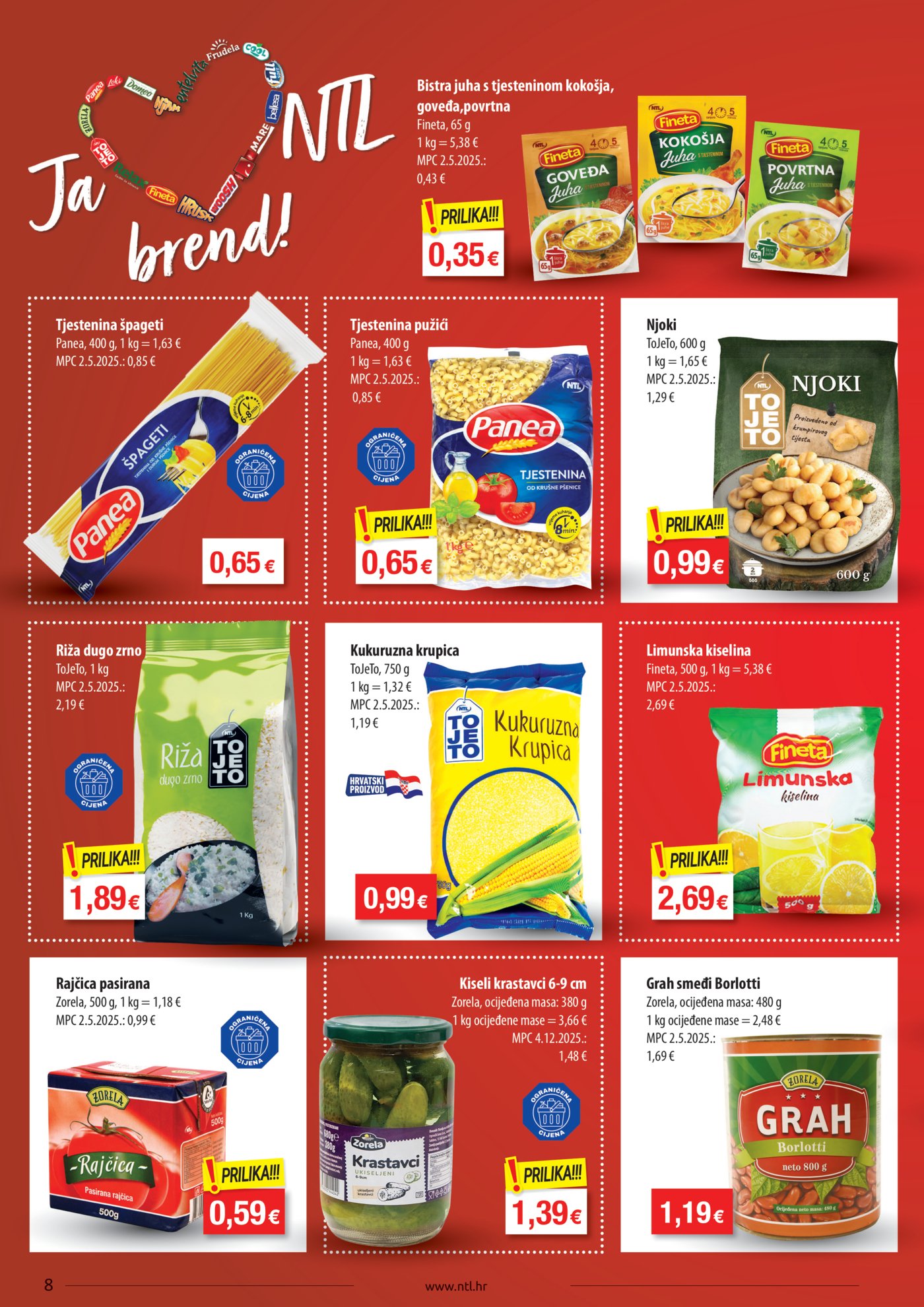 NTL katalog Akcija Istok-Sjever 12.08.-18.08.2026.
