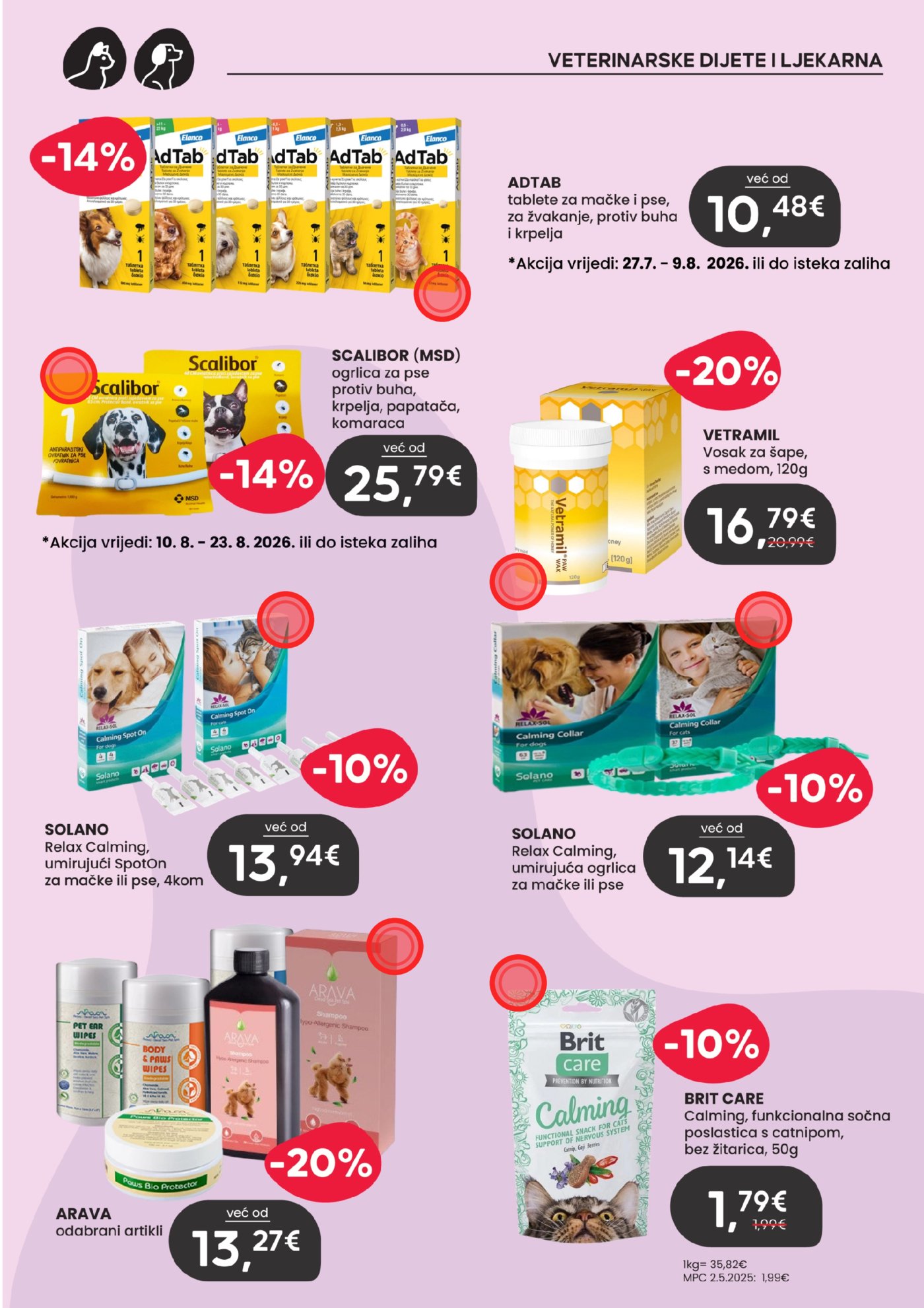 Pet Centar katalog Kolovoz 27.07.-30.08.2026.