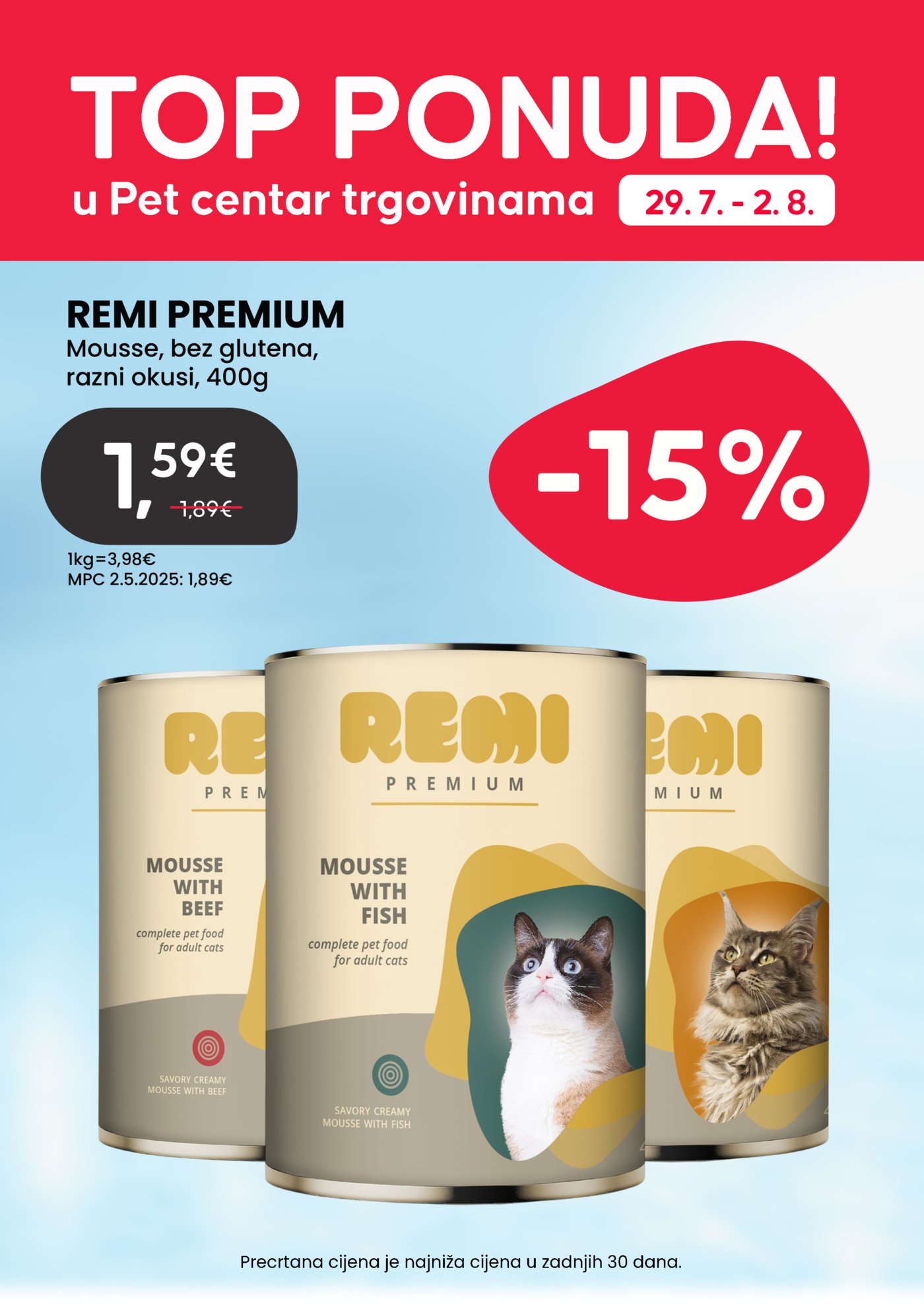 Pet Centar Top Ponuda 29.07.-02.08.2026.