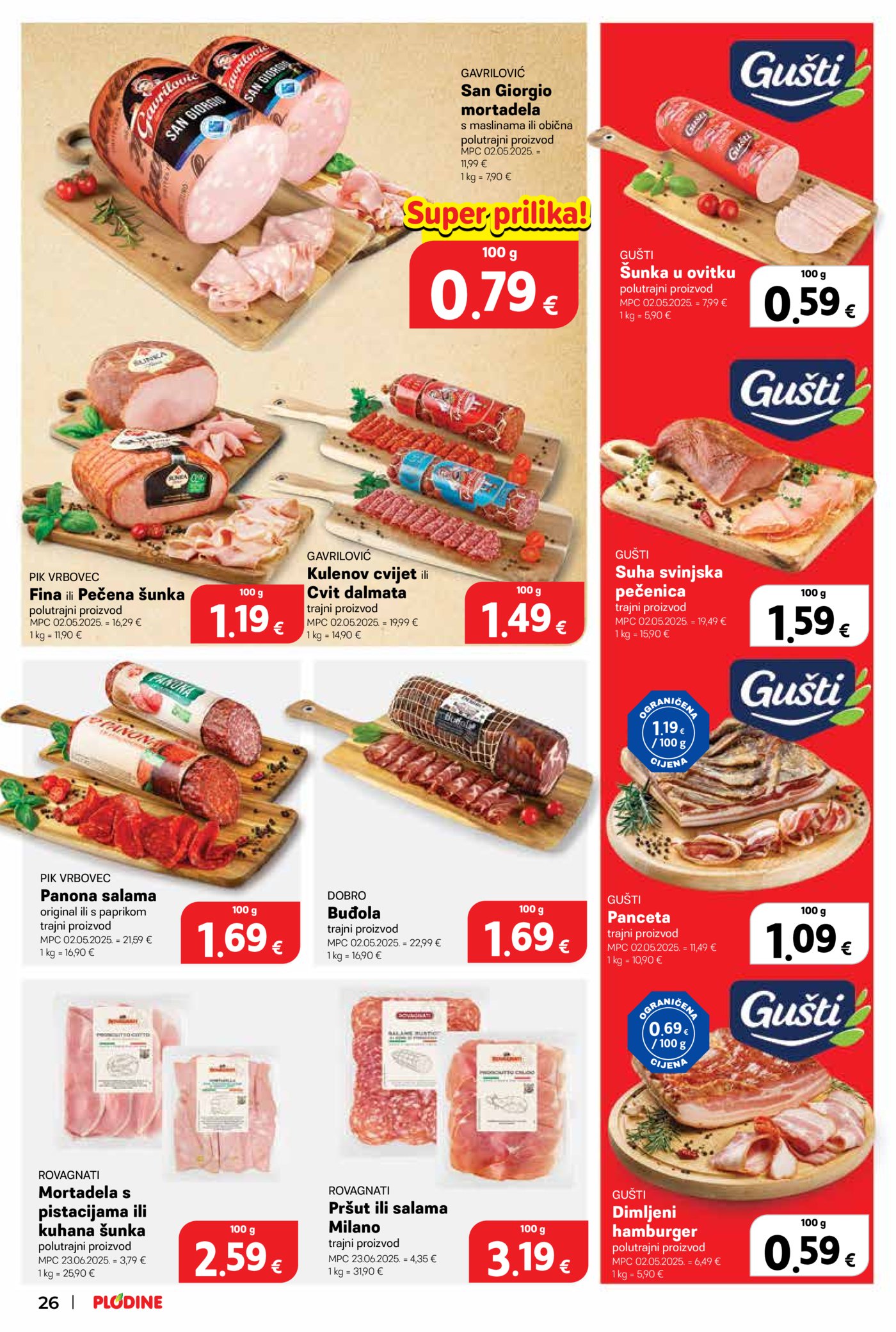 Plodine katalog akcija 06.08.-11.08.2026.