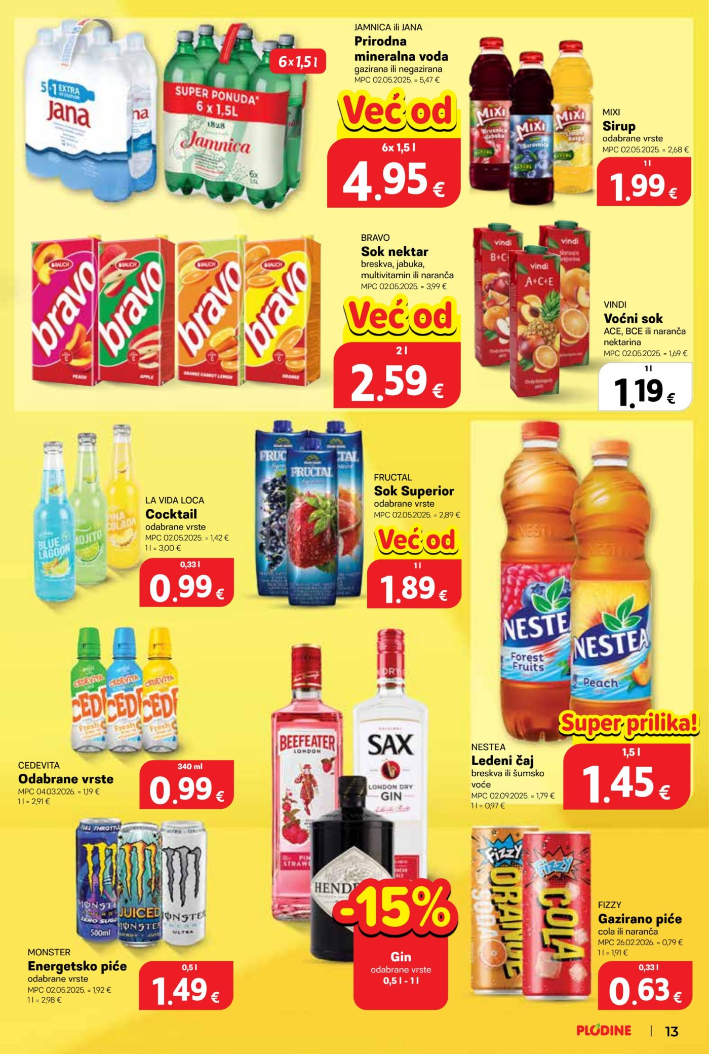 Plodine katalog Akcija 12.08.-18.08.2026.