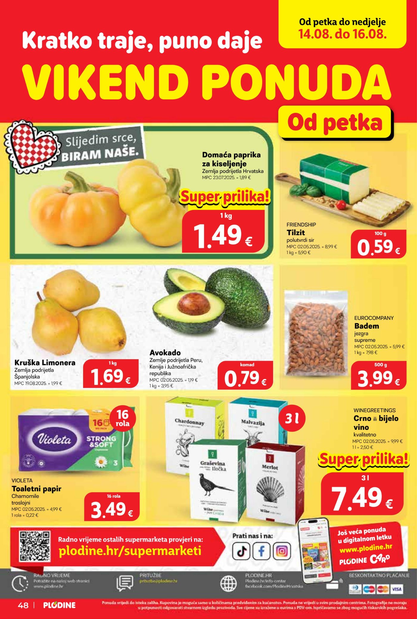 Plodine katalog Akcija 12.08.-18.08.2026.