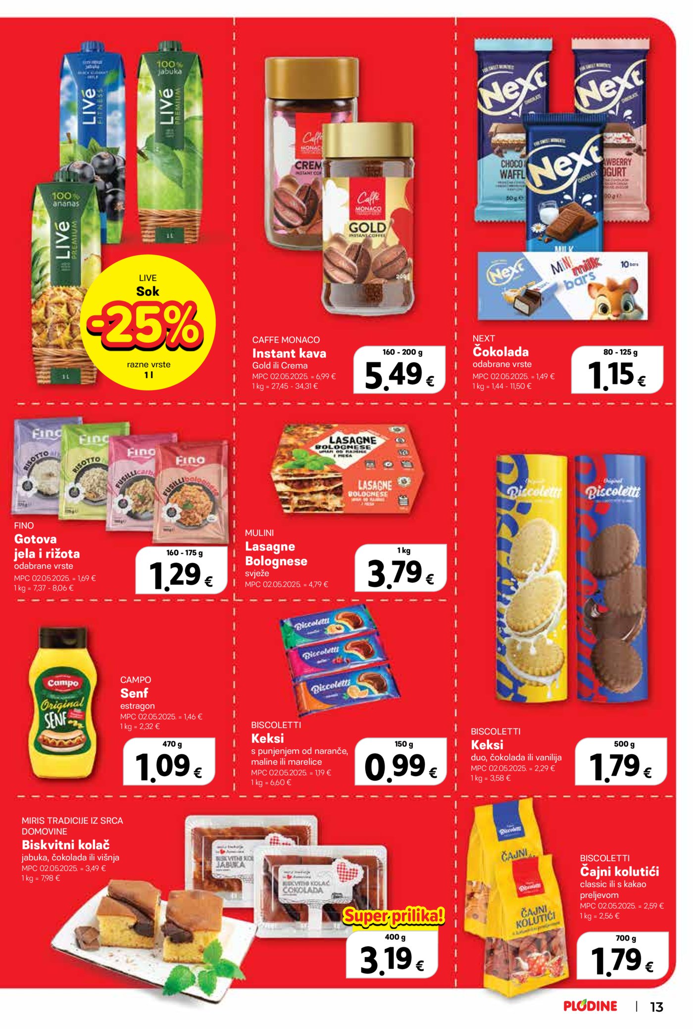 Plodine katalog Akcija 19.08. - 25.08.2026.