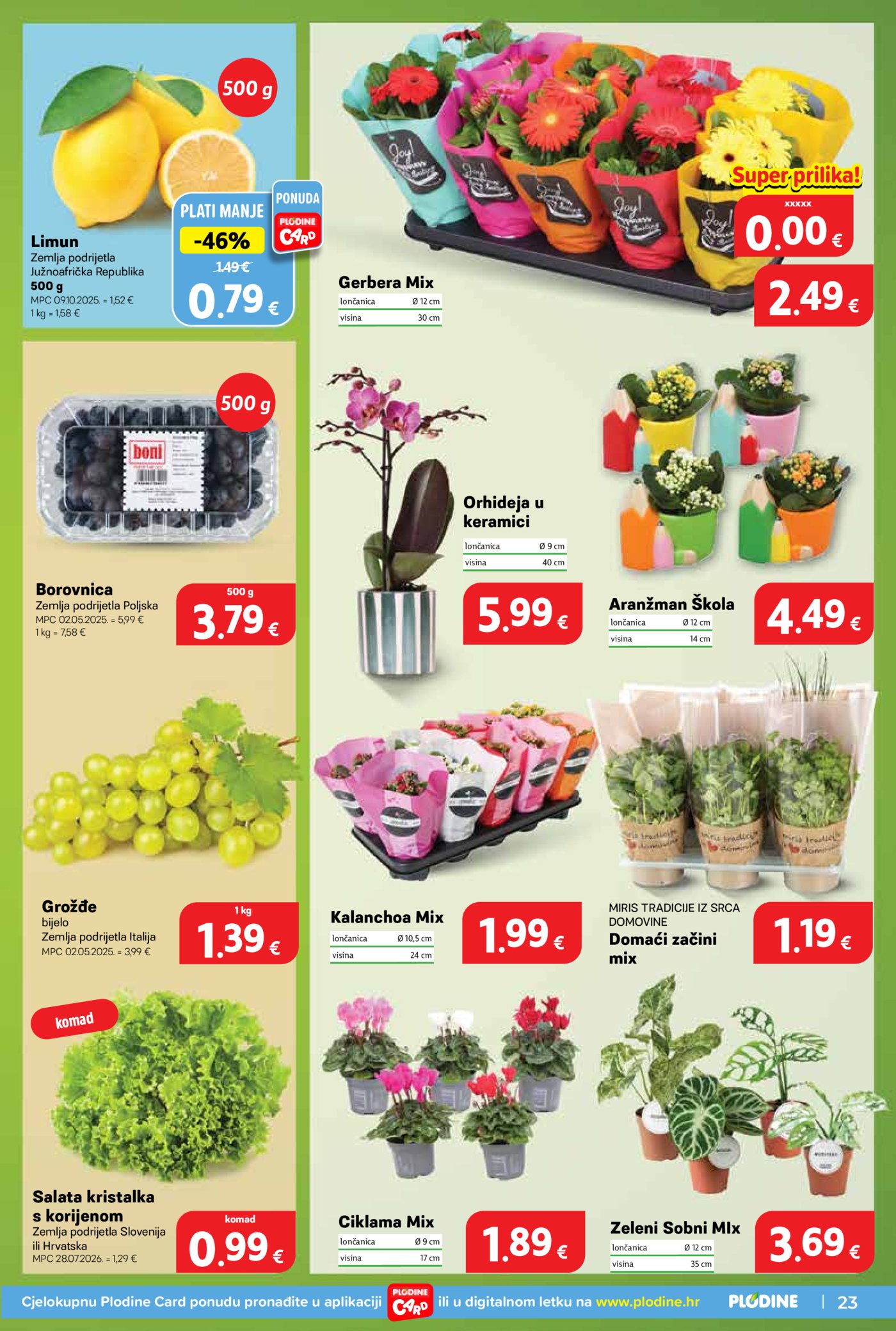Plodine katalog Akcija 19.08. - 25.08.2026.