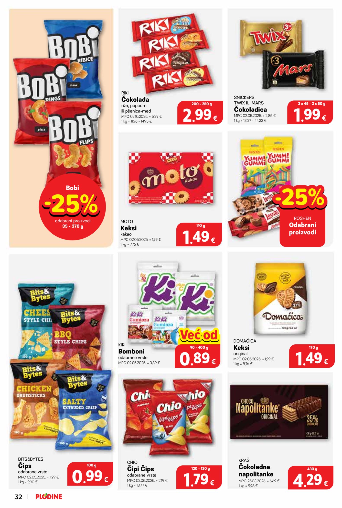 Plodine katalog Akcija 19.08. - 25.08.2026.