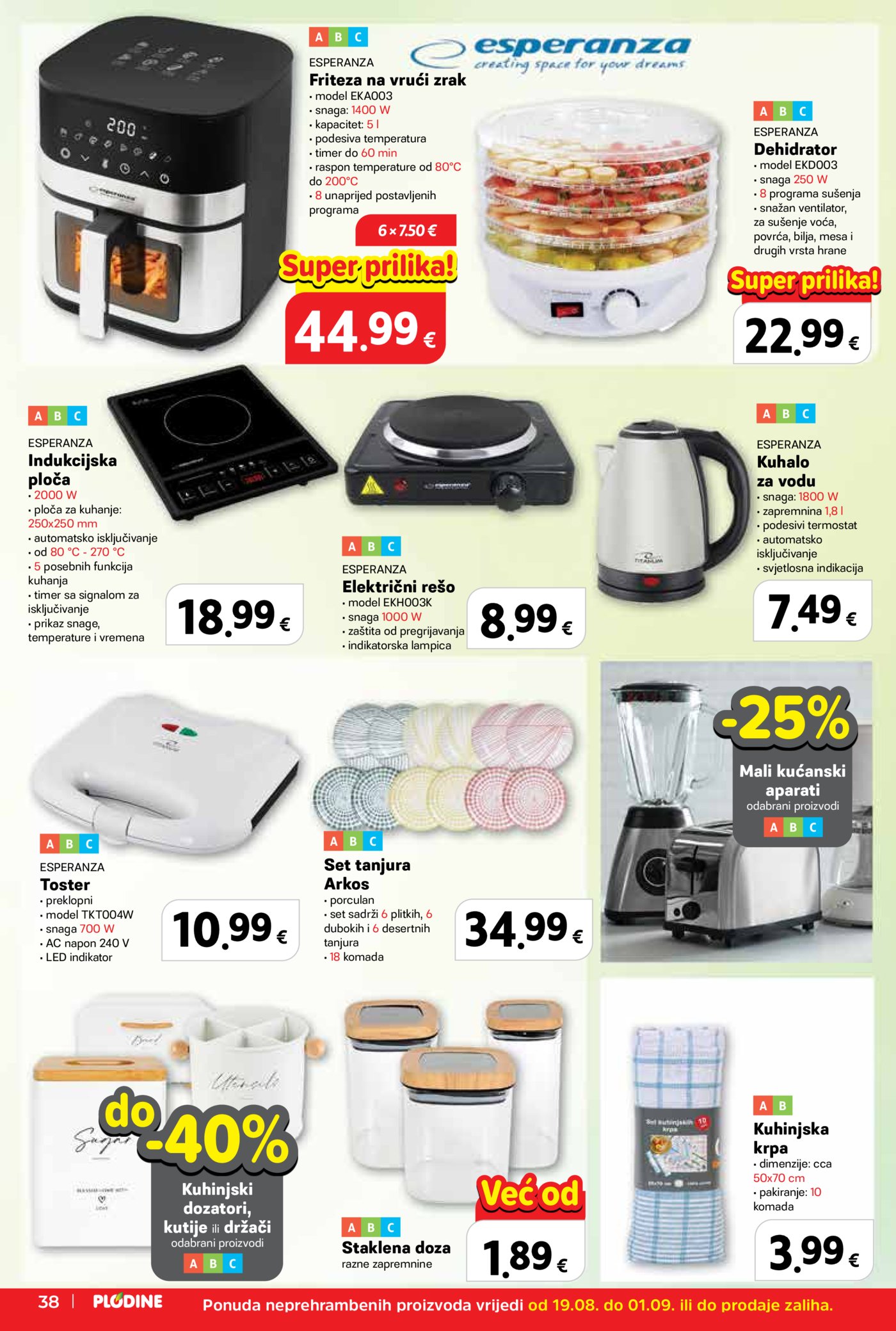 Plodine katalog Akcija 19.08. - 25.08.2026.