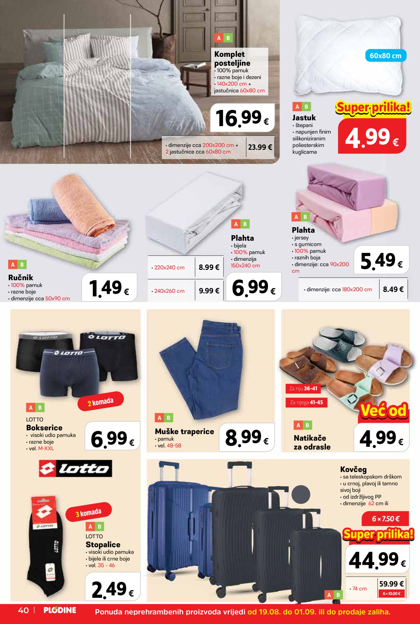 Plodine katalog Akcija 19.08. - 25.08.2026.