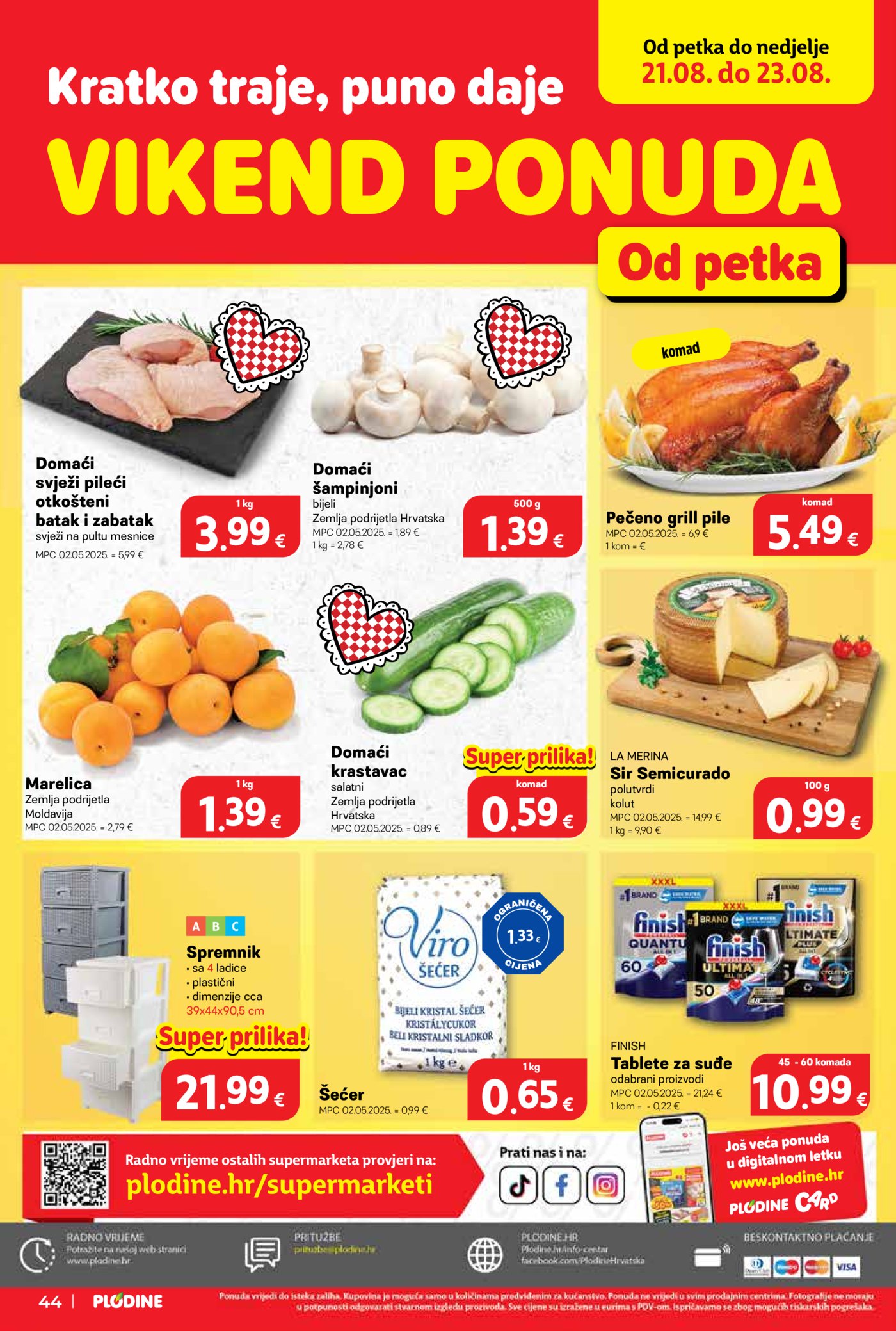 Plodine katalog Akcija 19.08. - 25.08.2026.