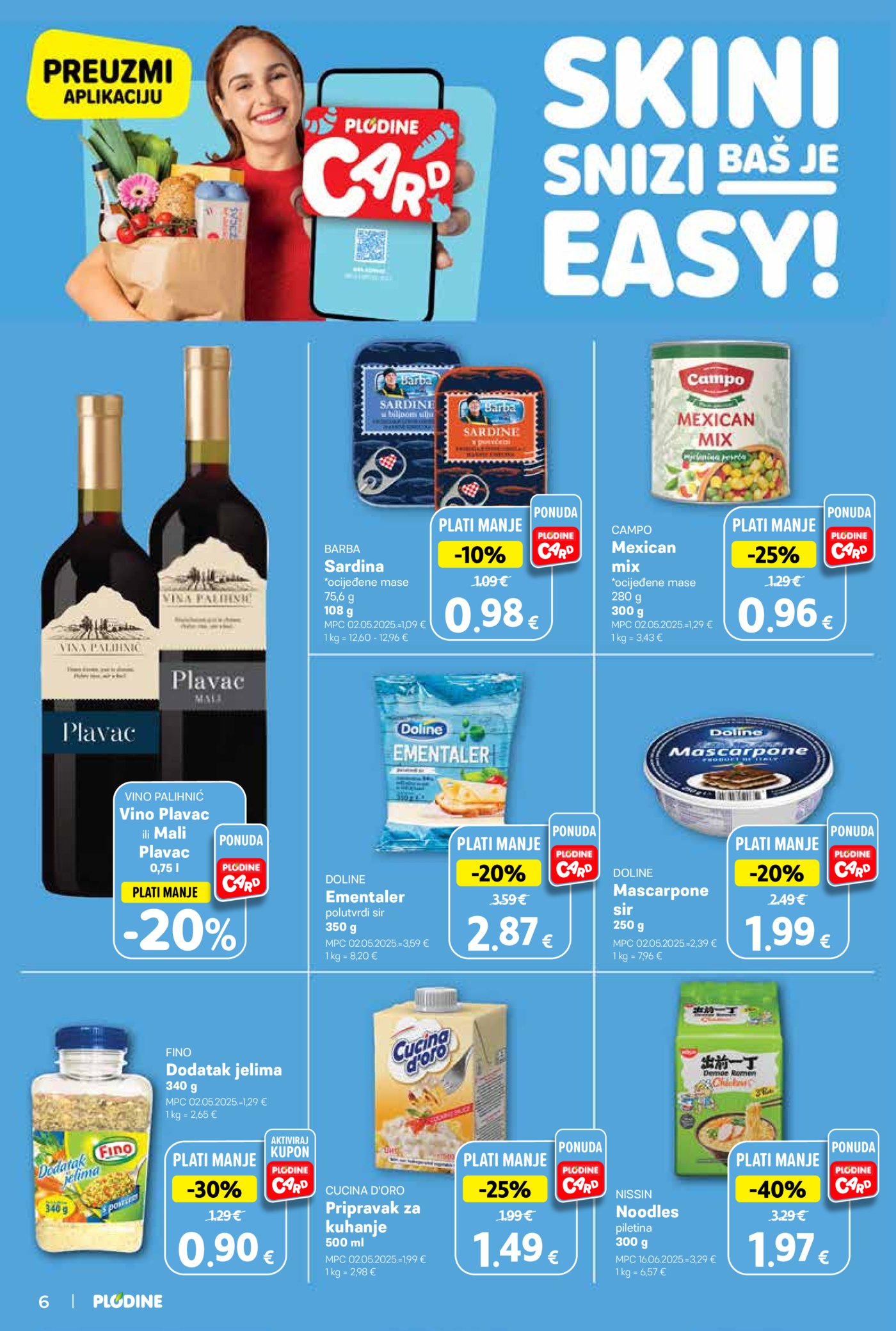Plodine katalog Akcija 19.08. - 25.08.2026.