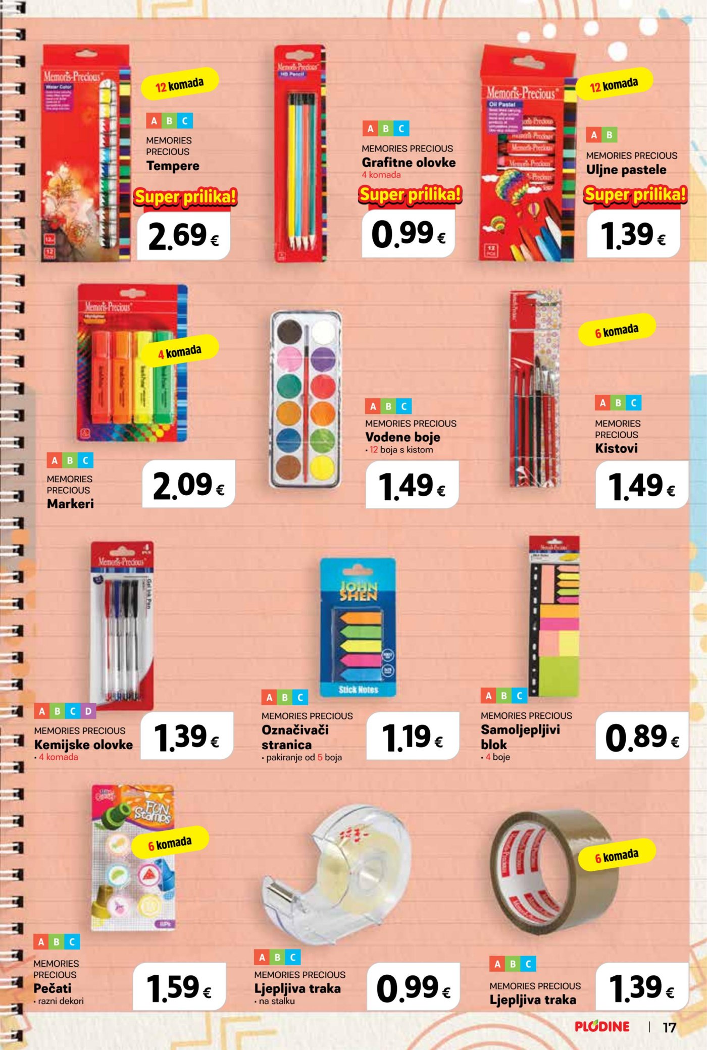 Plodine katalog Spremni za školu 13.08.-23.09.2026.