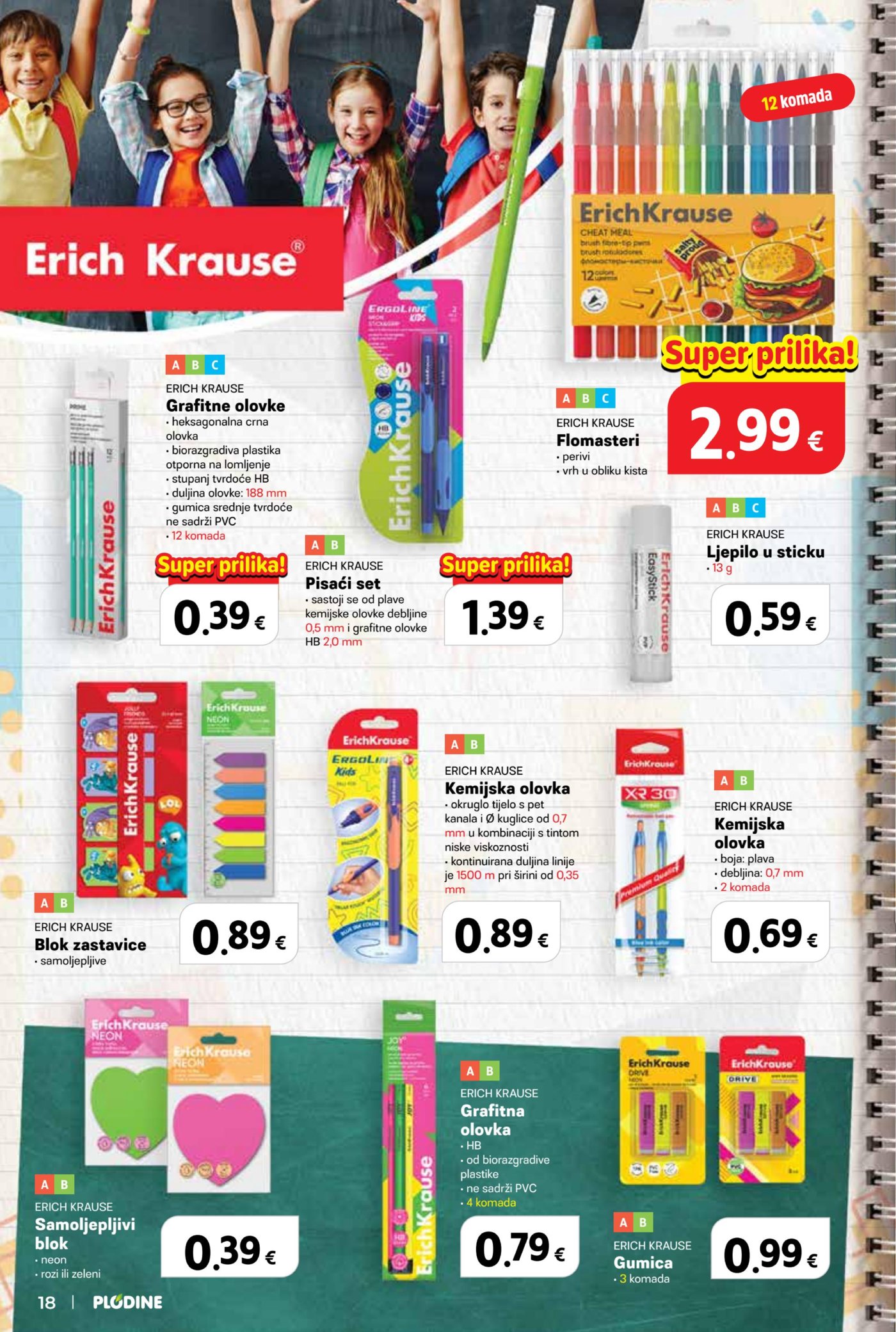 Plodine katalog Spremni za školu 13.08.-23.09.2026.