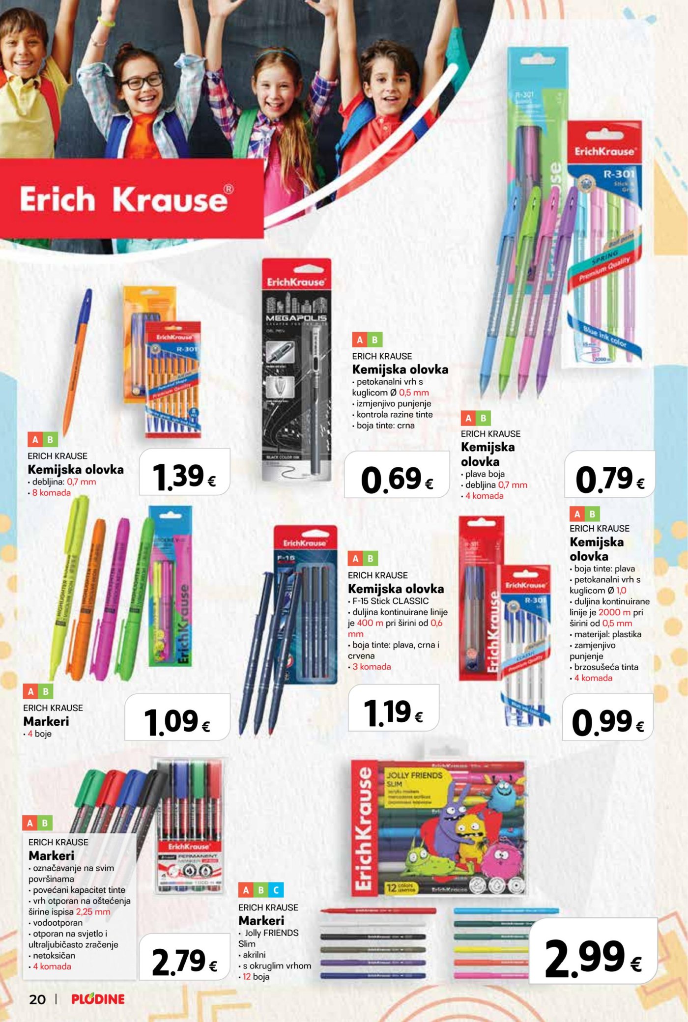 Plodine katalog Spremni za školu 13.08.-23.09.2026.