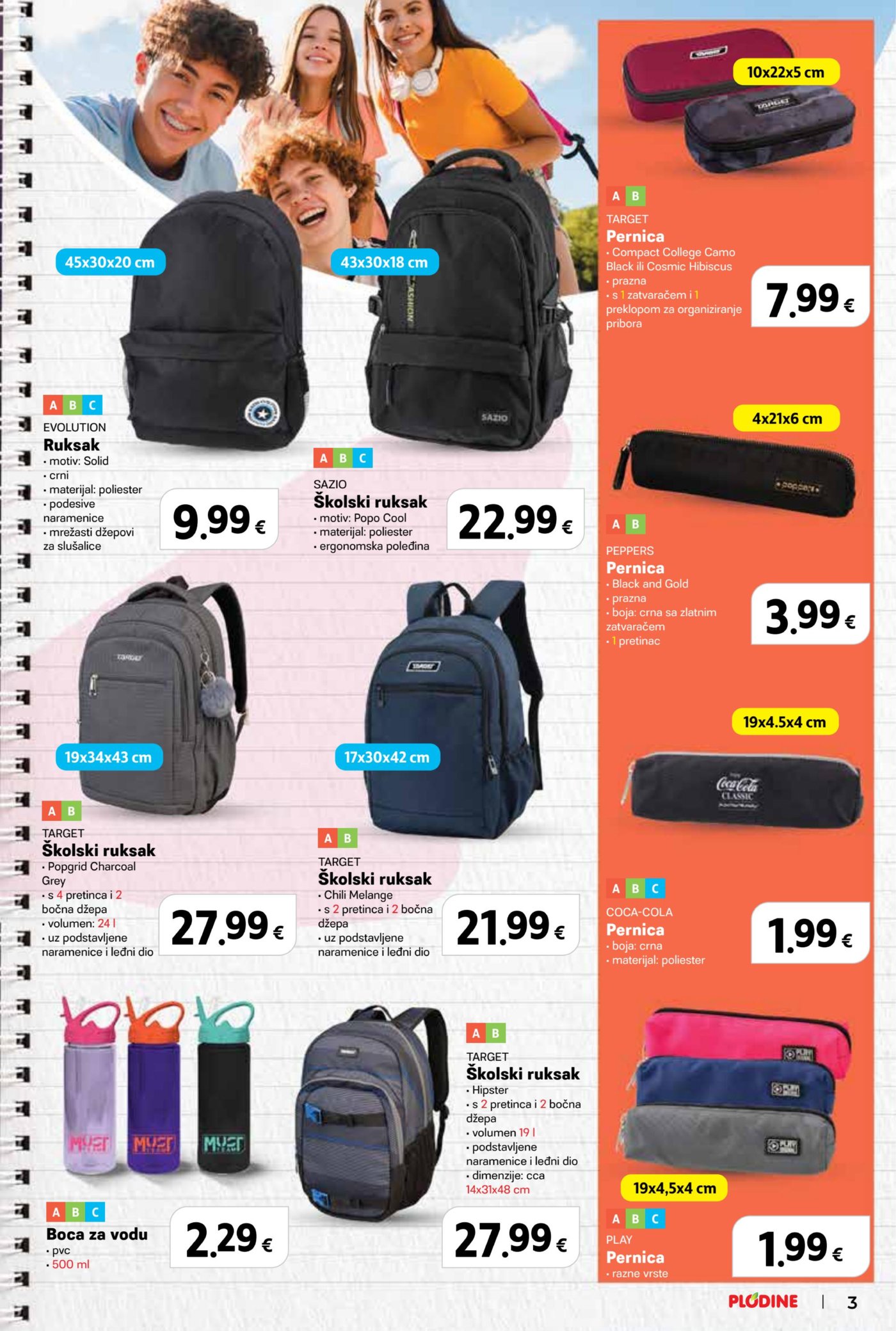 Plodine katalog Spremni za školu 13.08.-23.09.2026.