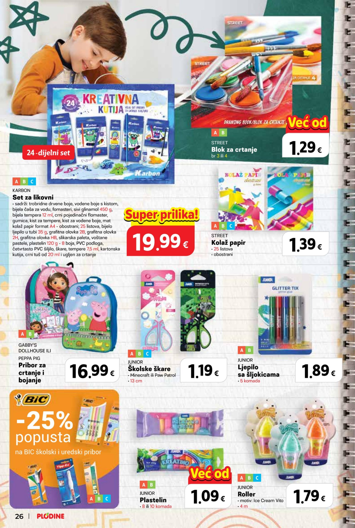 Plodine katalog Spremni za školu 13.08.-23.09.2026.
