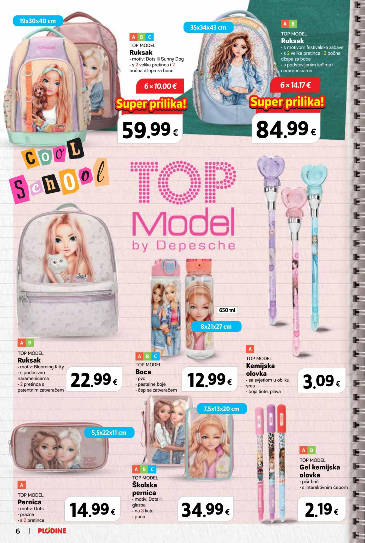 Plodine katalog Spremni za školu 13.08.-23.09.2026.