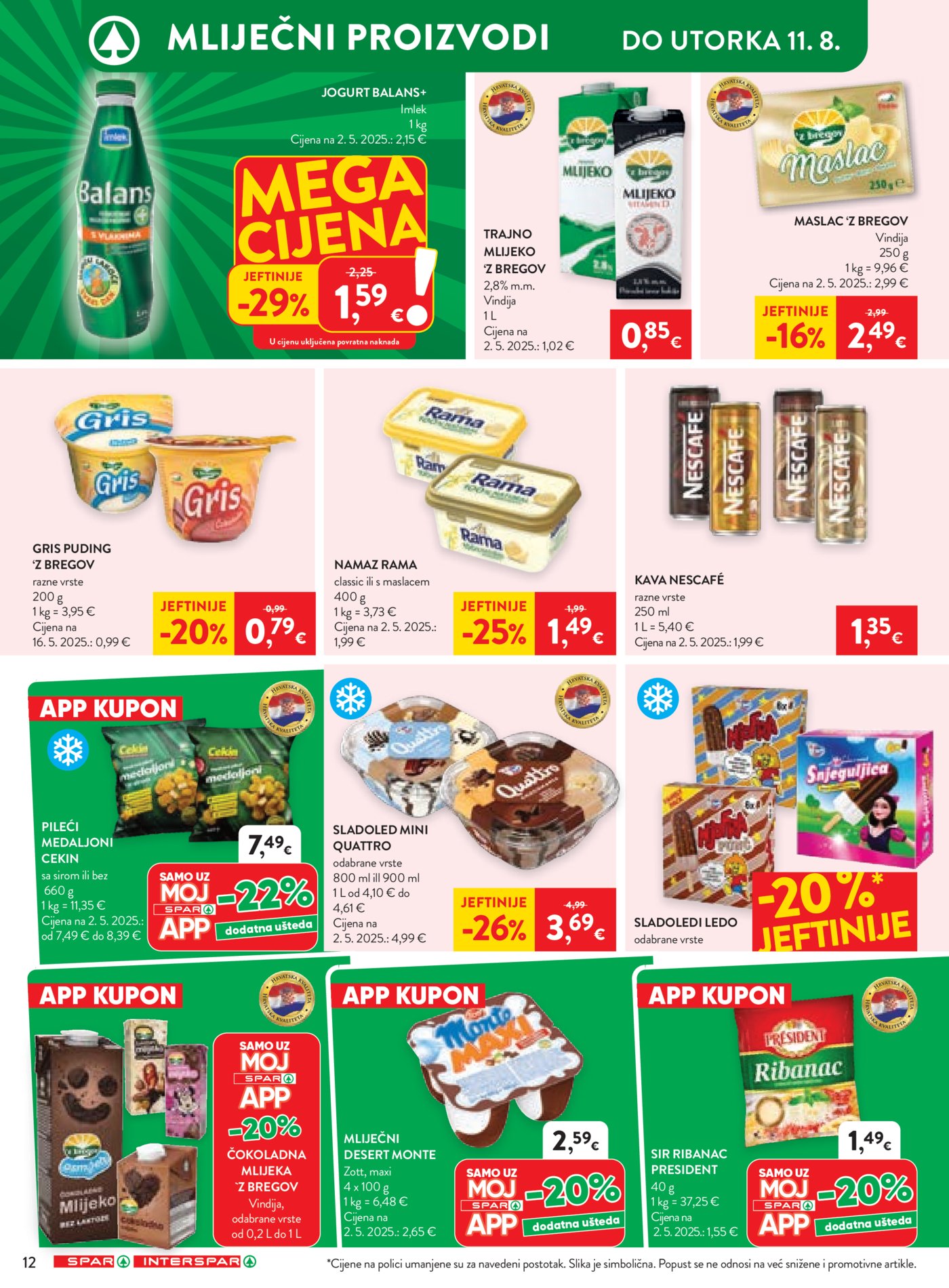 SPAR INTERSPAR katalog Akcija 06.08.-11.08.2026.