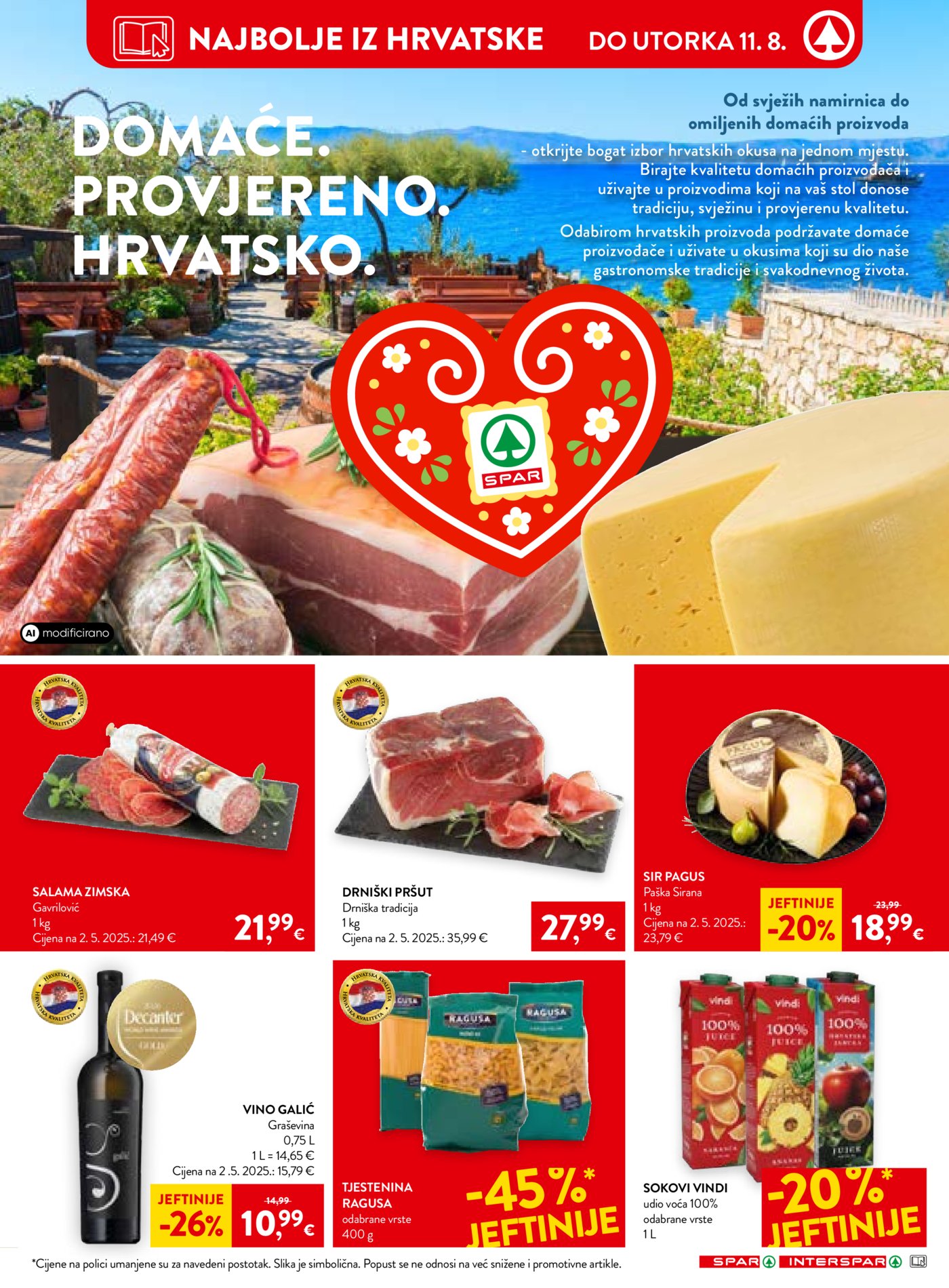 SPAR INTERSPAR katalog Akcija 06.08.-11.08.2026.
