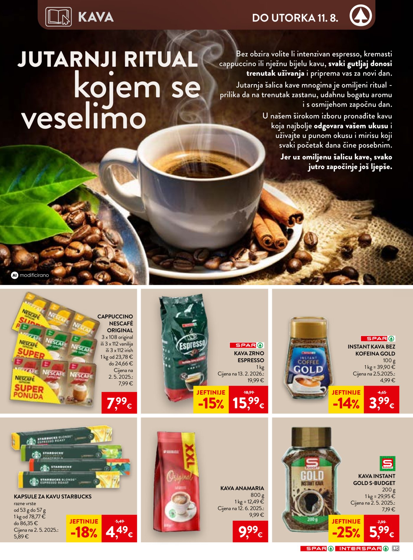 SPAR INTERSPAR katalog Akcija 06.08.-11.08.2026.