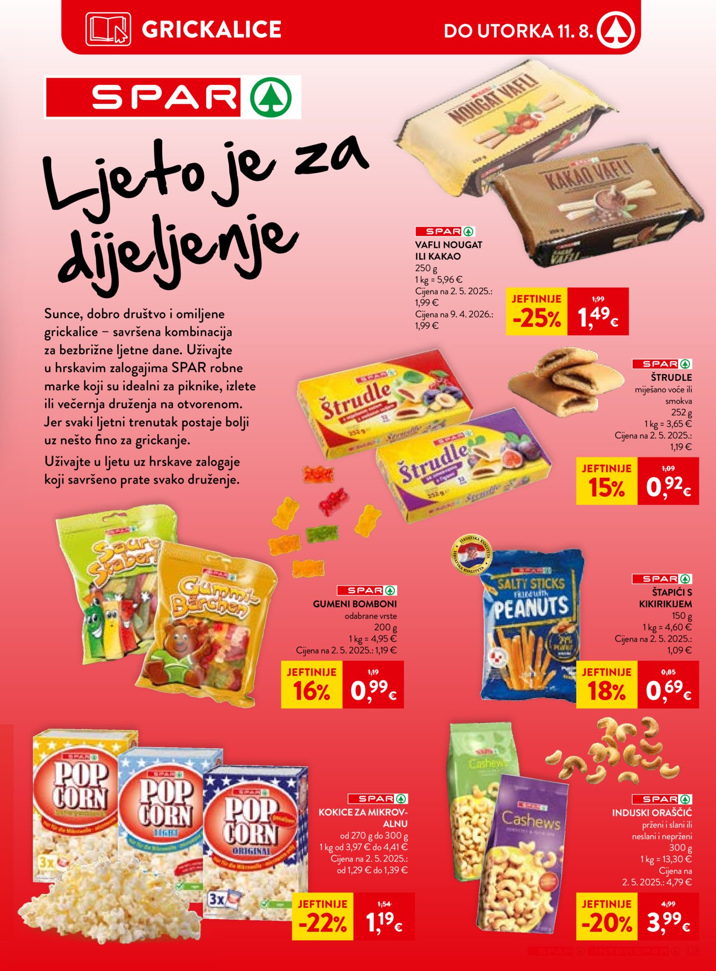 SPAR INTERSPAR katalog Akcija 06.08.-11.08.2026.