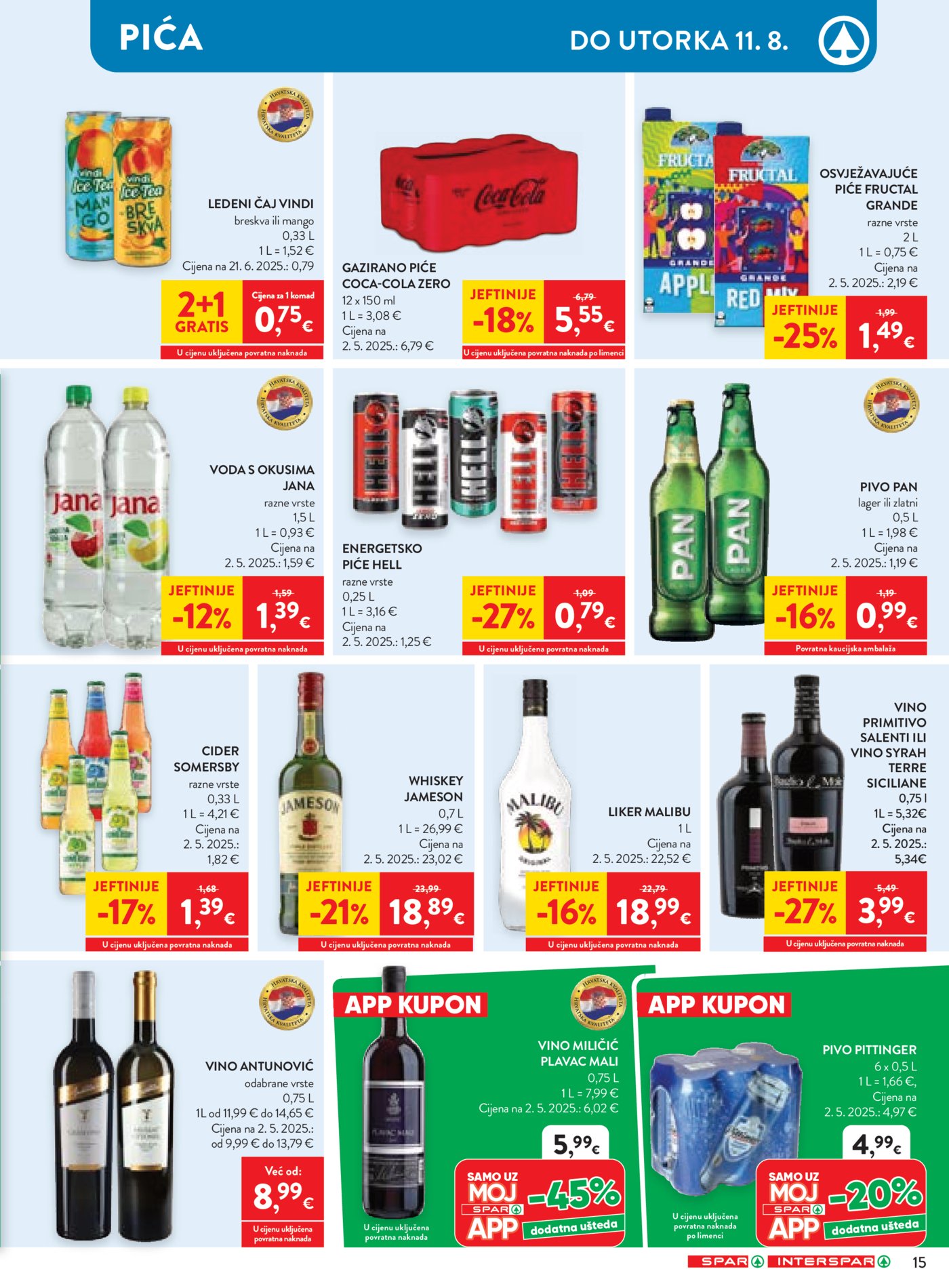 SPAR INTERSPAR katalog Akcija 06.08.-11.08.2026.