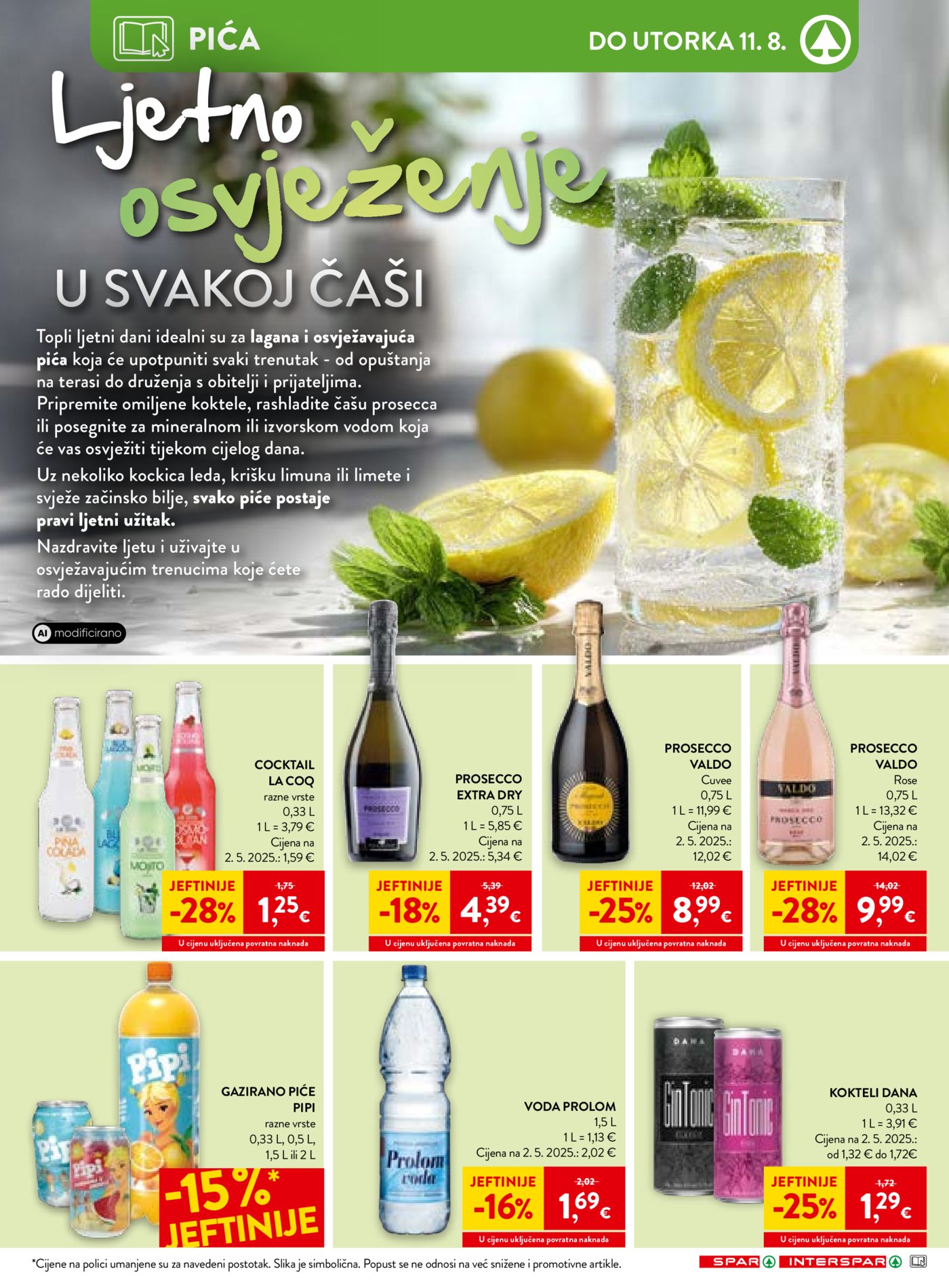 SPAR INTERSPAR katalog Akcija 06.08.-11.08.2026.