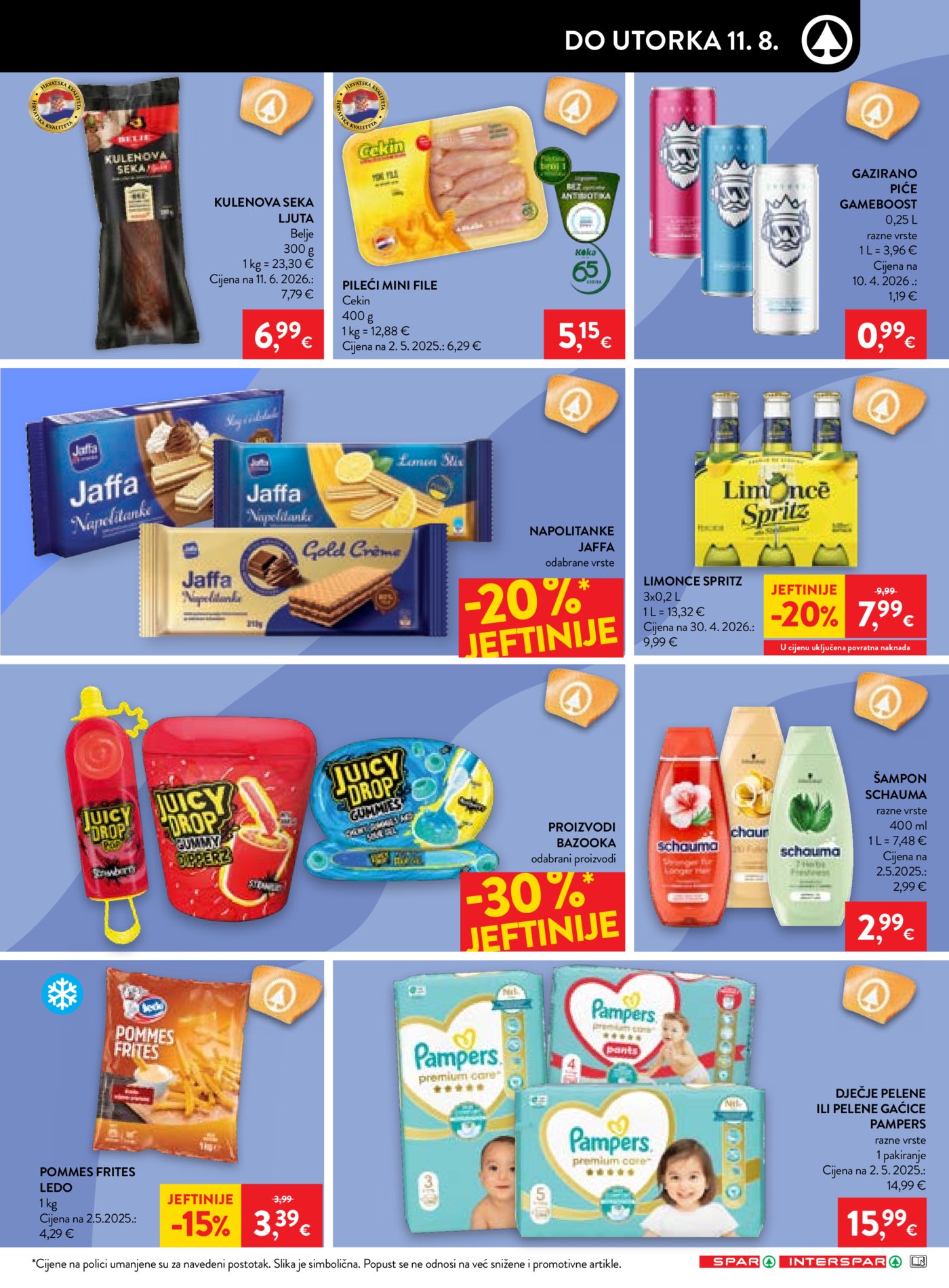 SPAR INTERSPAR katalog Akcija 06.08.-11.08.2026.