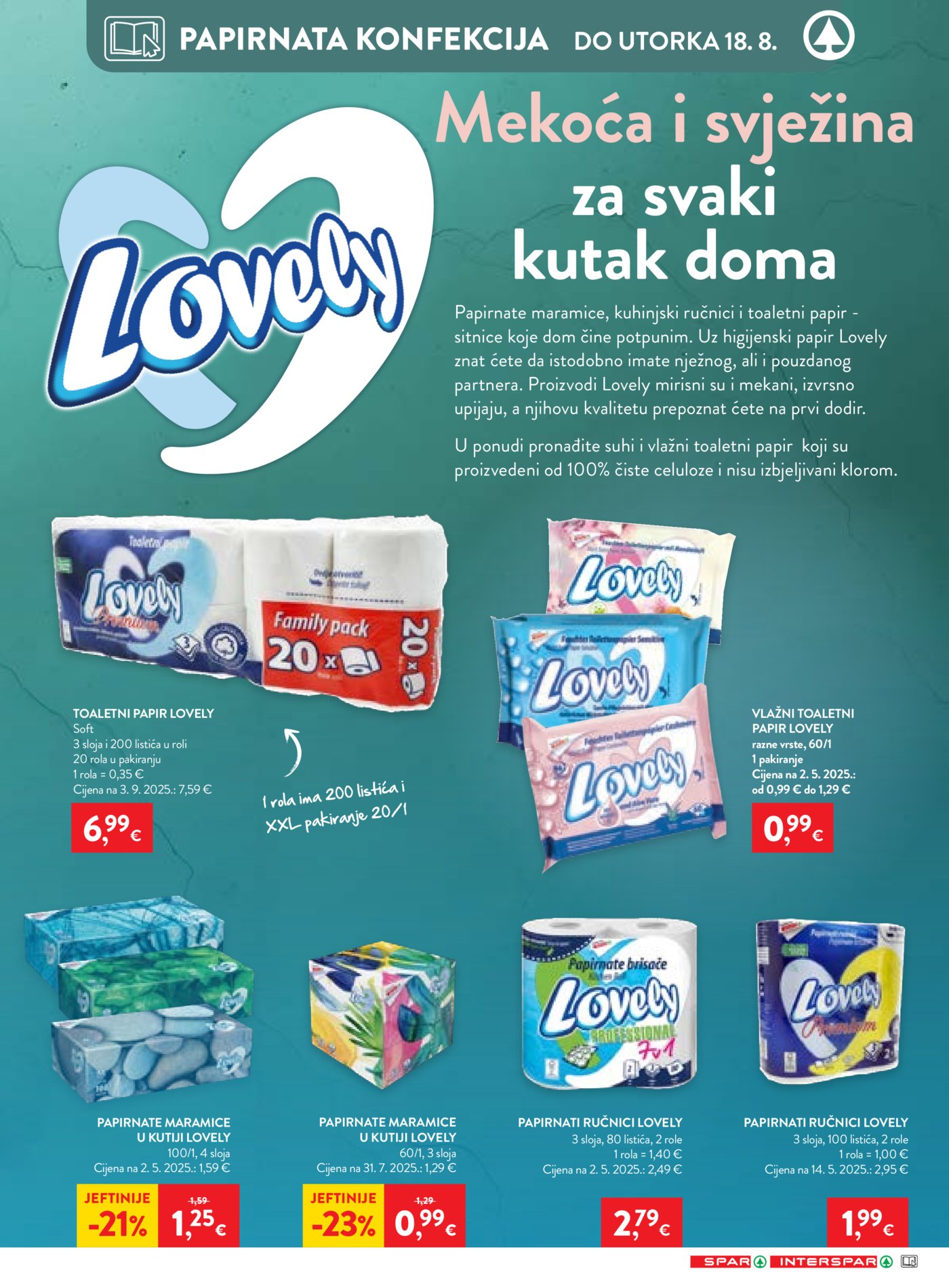 SPAR INTERSPAR katalog Akcija 06.08.-11.08.2026.