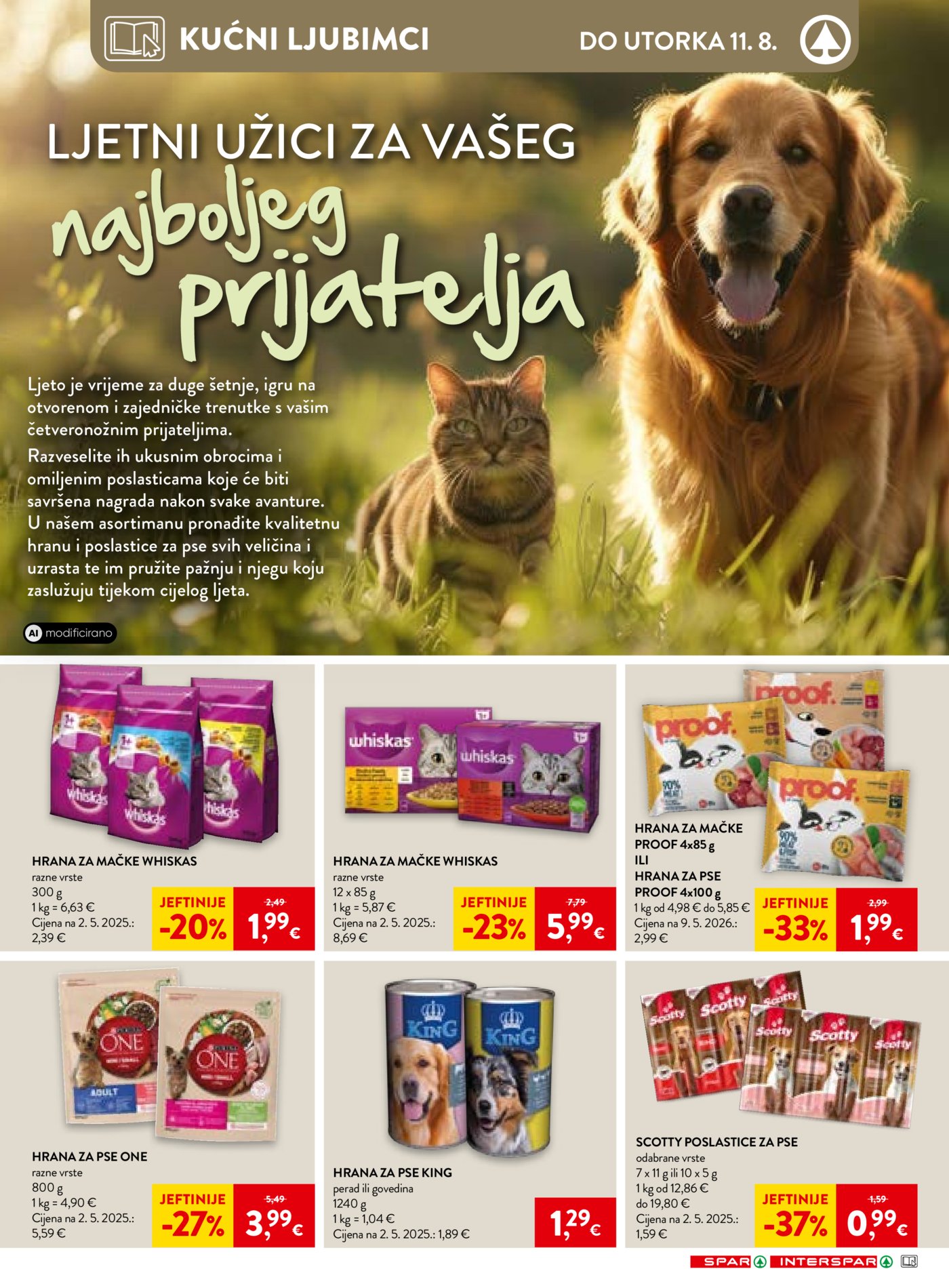 SPAR INTERSPAR katalog Akcija 06.08.-11.08.2026.