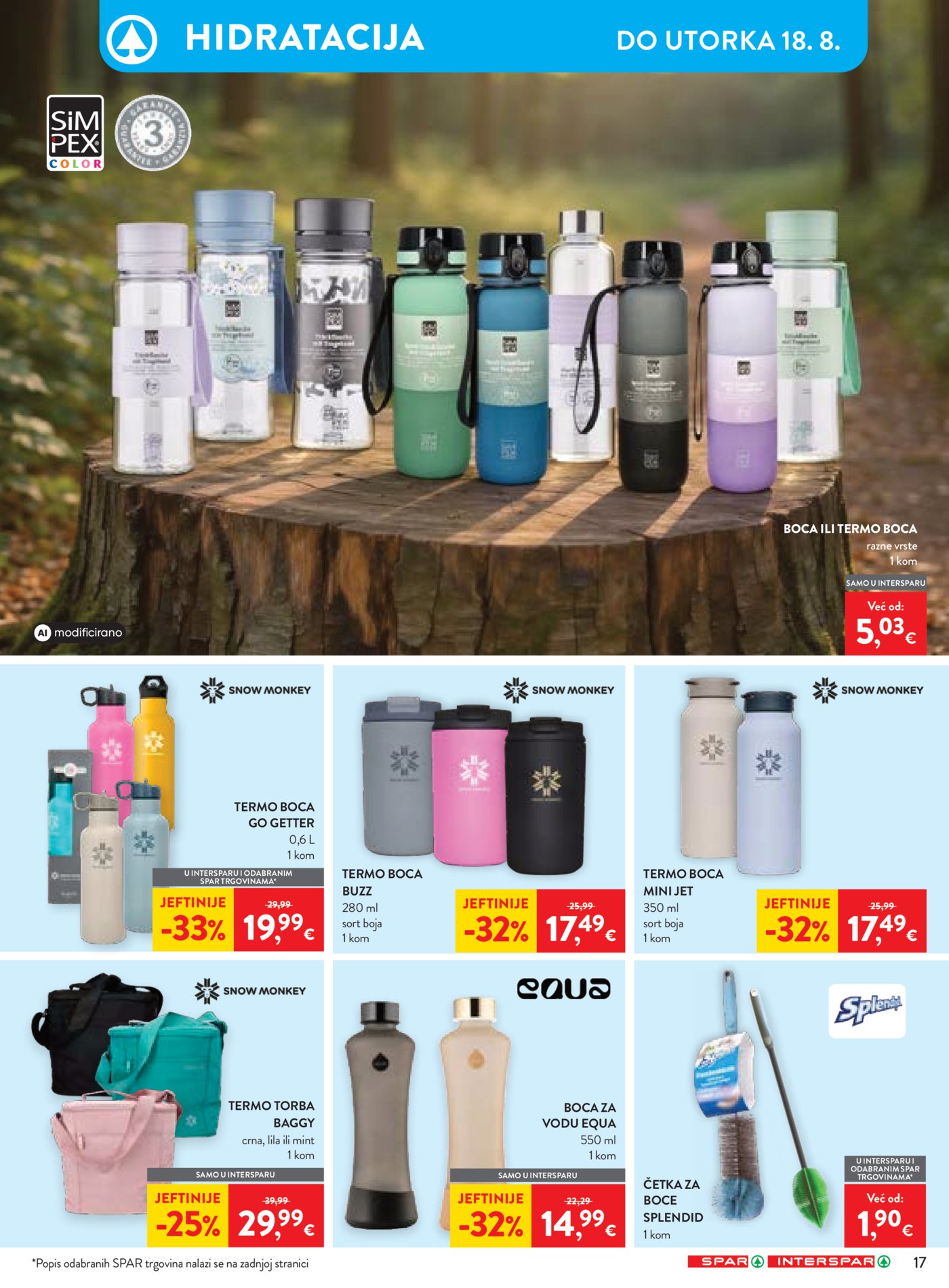 SPAR INTERSPAR katalog Akcija 06.08.-11.08.2026.