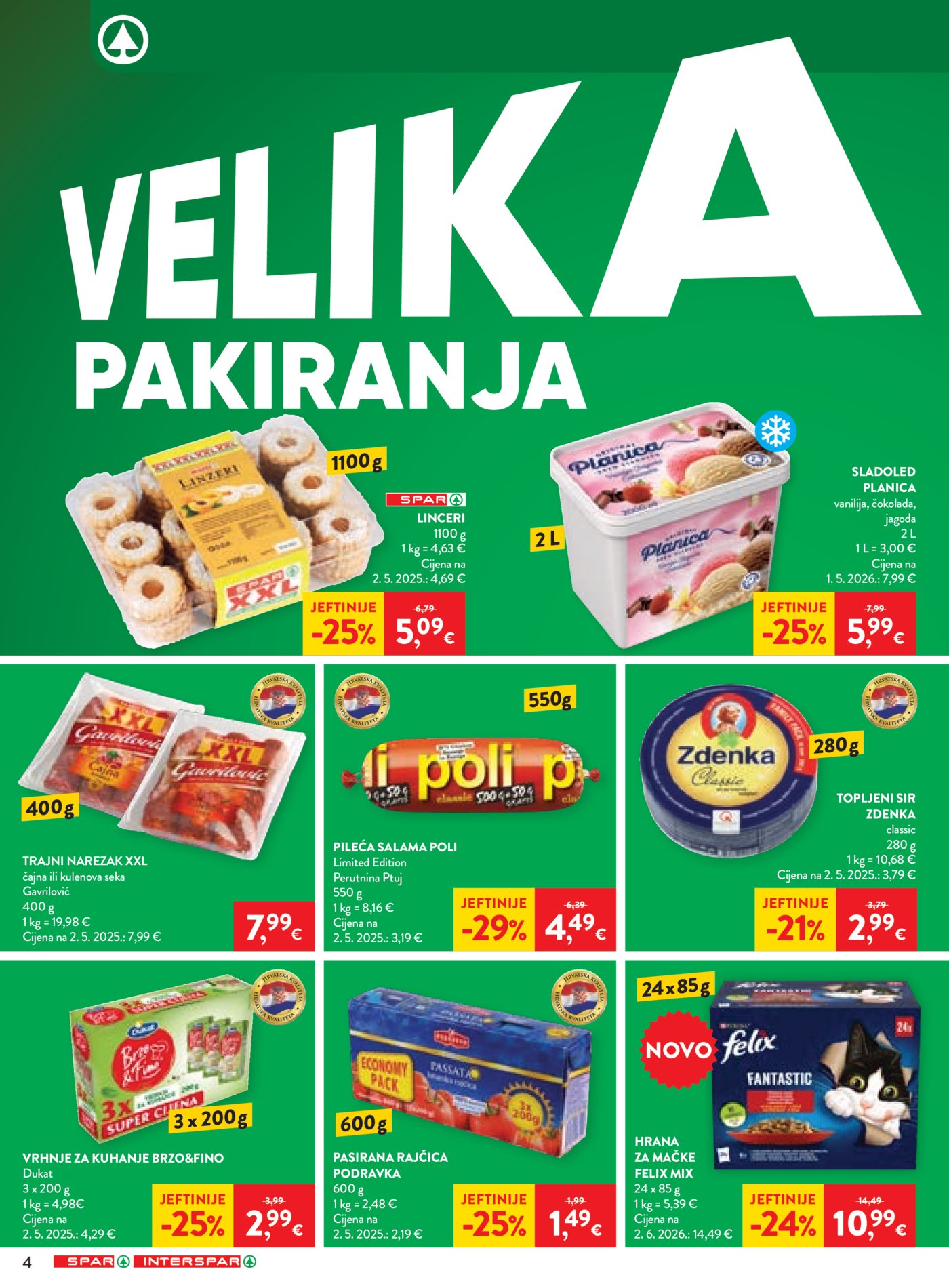 SPAR INTERSPAR katalog Akcija 06.08.-11.08.2026.