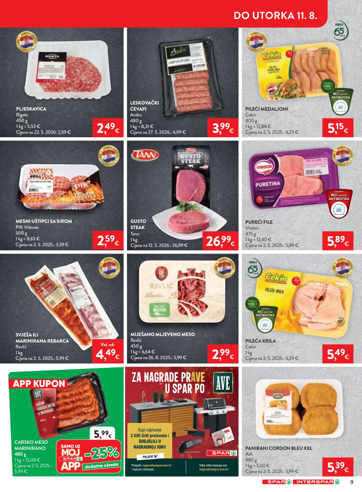 SPAR INTERSPAR katalog Akcija 06.08.-11.08.2026.