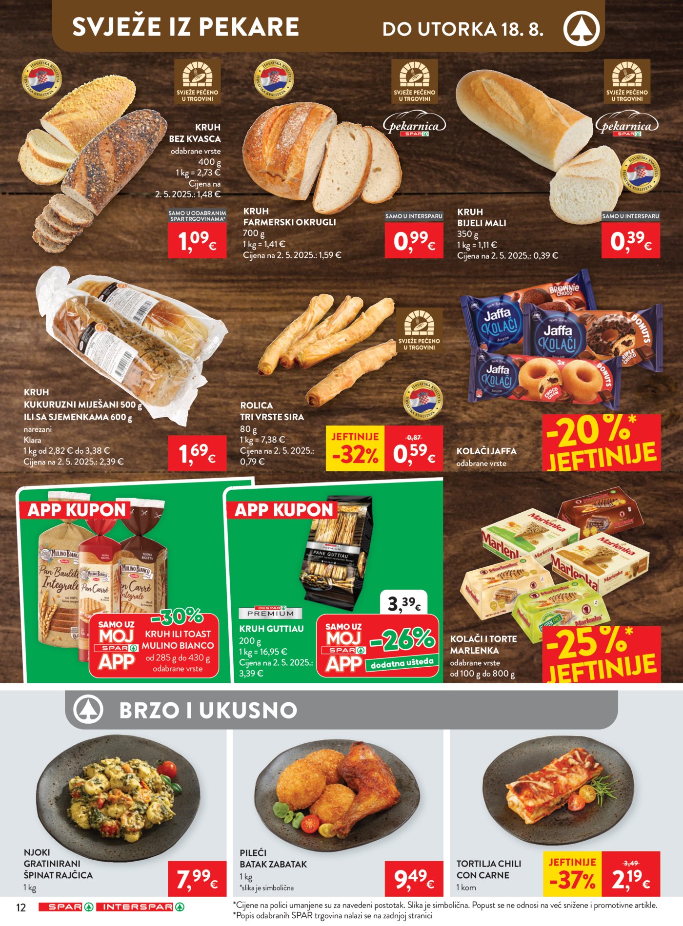 Spar Interspar katalog Akcija 12.08.-18.08.2026.