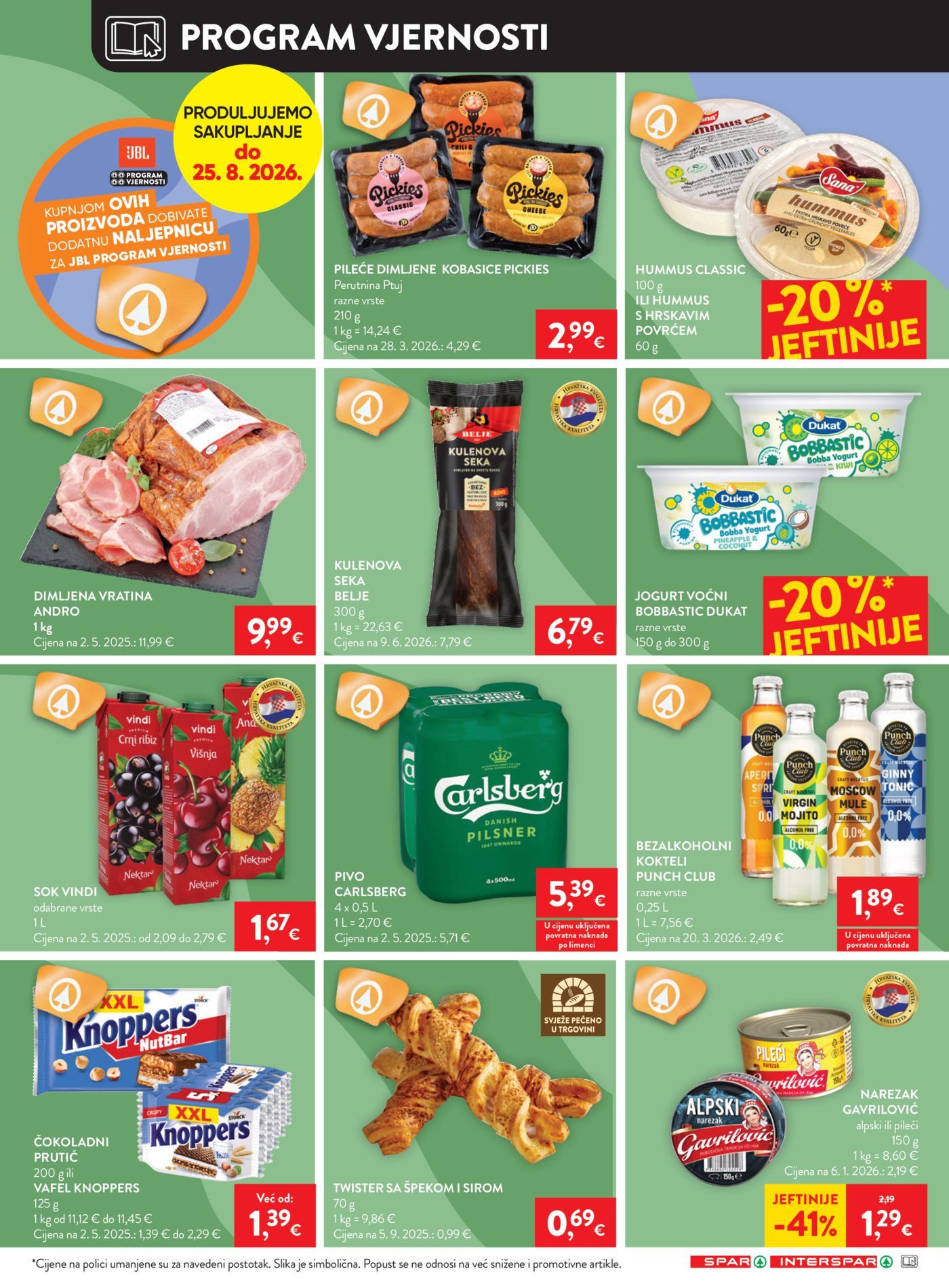 Spar Interspar katalog Akcija 12.08.-18.08.2026.