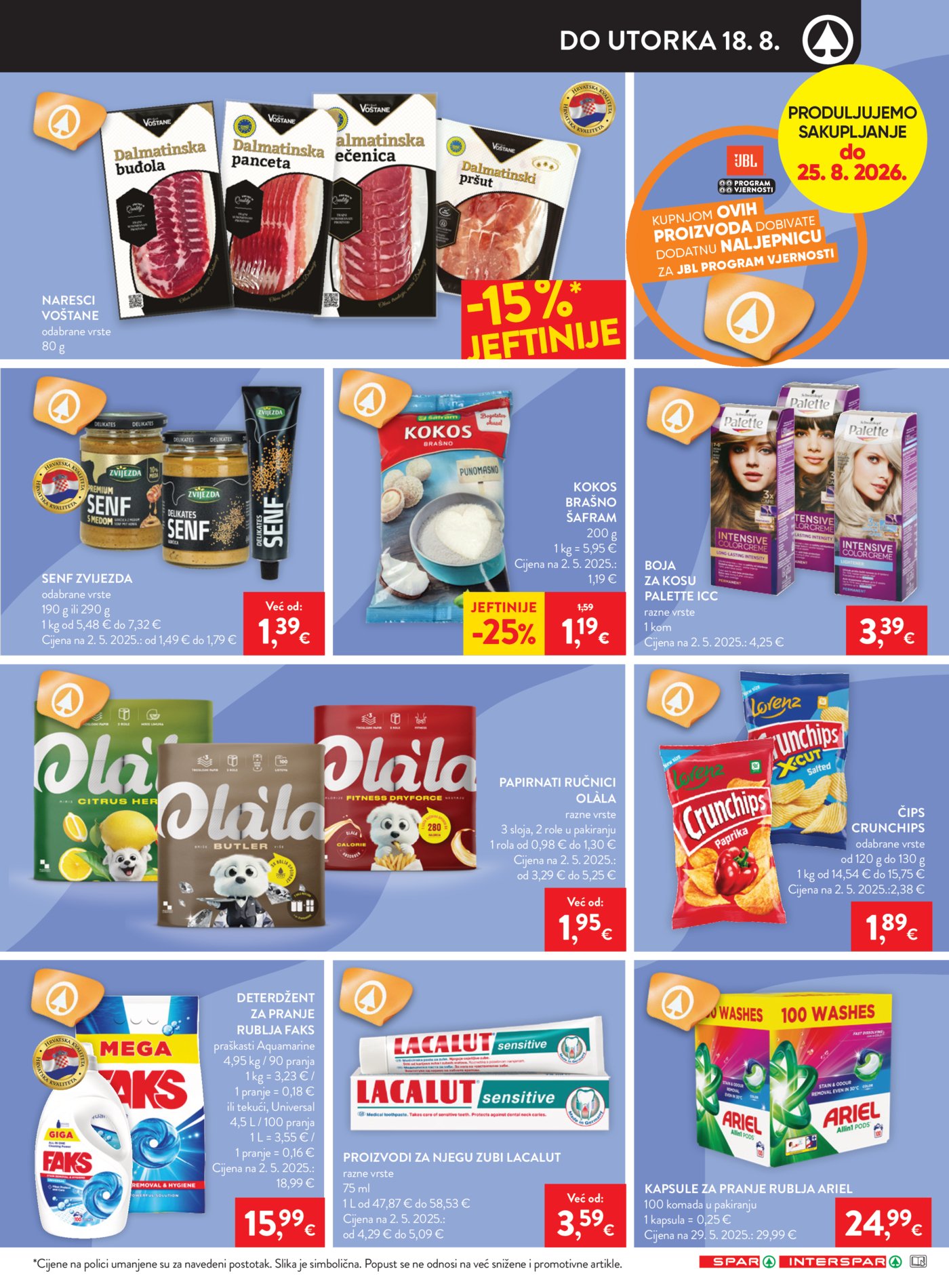 Spar Interspar katalog Akcija 12.08.-18.08.2026.