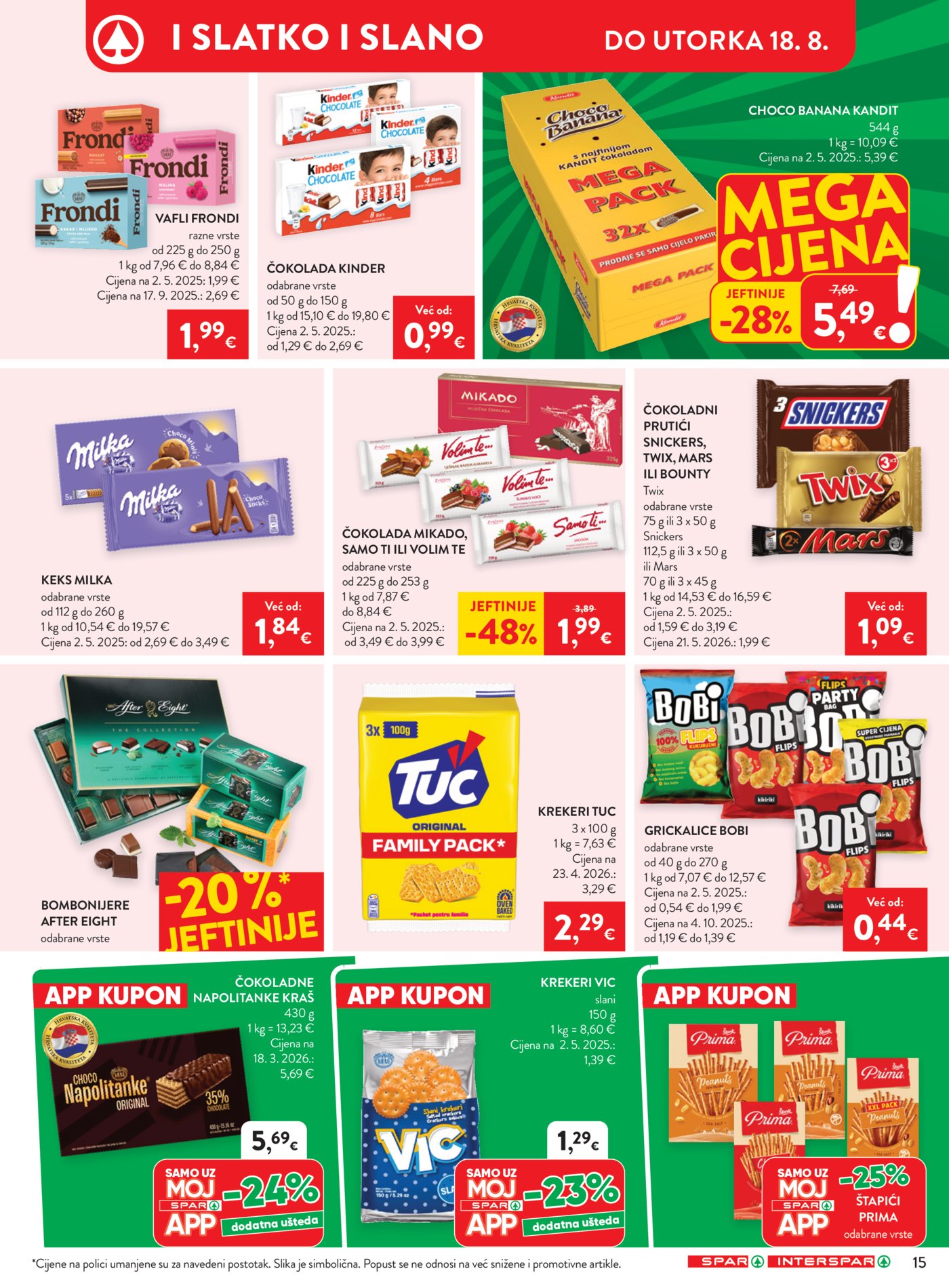 Spar Interspar katalog Akcija 12.08.-18.08.2026.