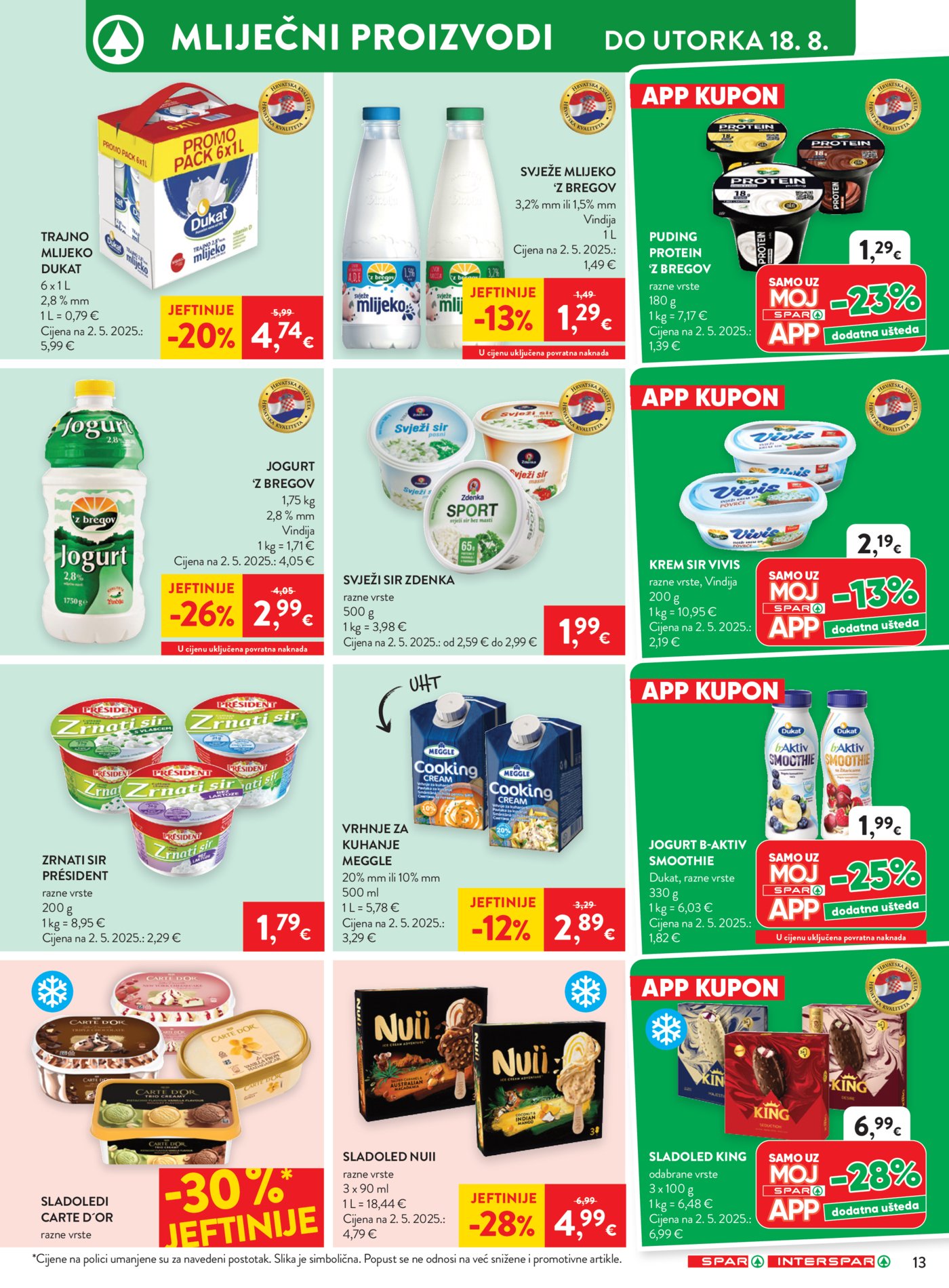 Spar Interspar katalog Akcija 12.08.-18.08.2026.