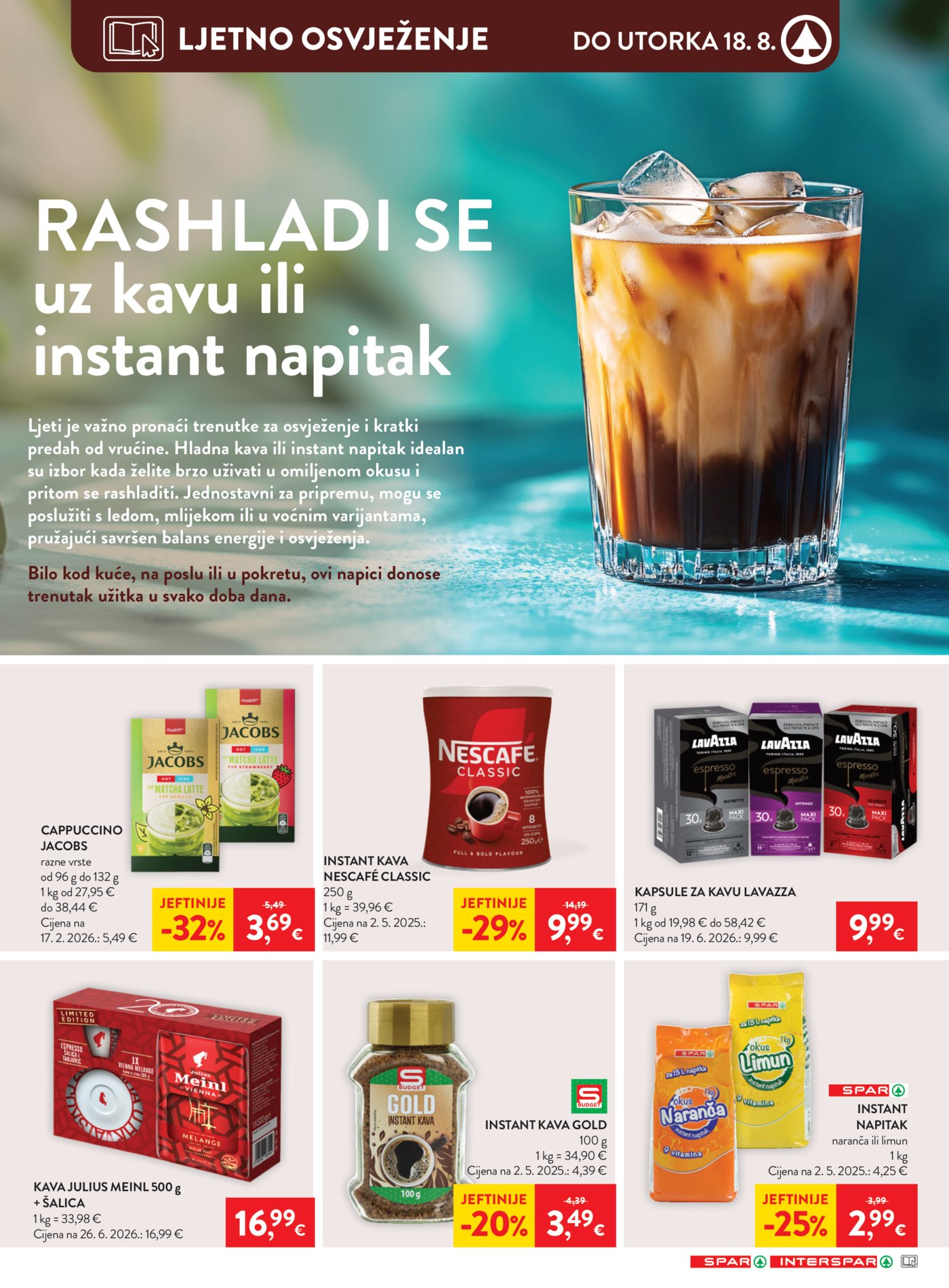 Spar Interspar katalog Akcija 12.08.-18.08.2026.