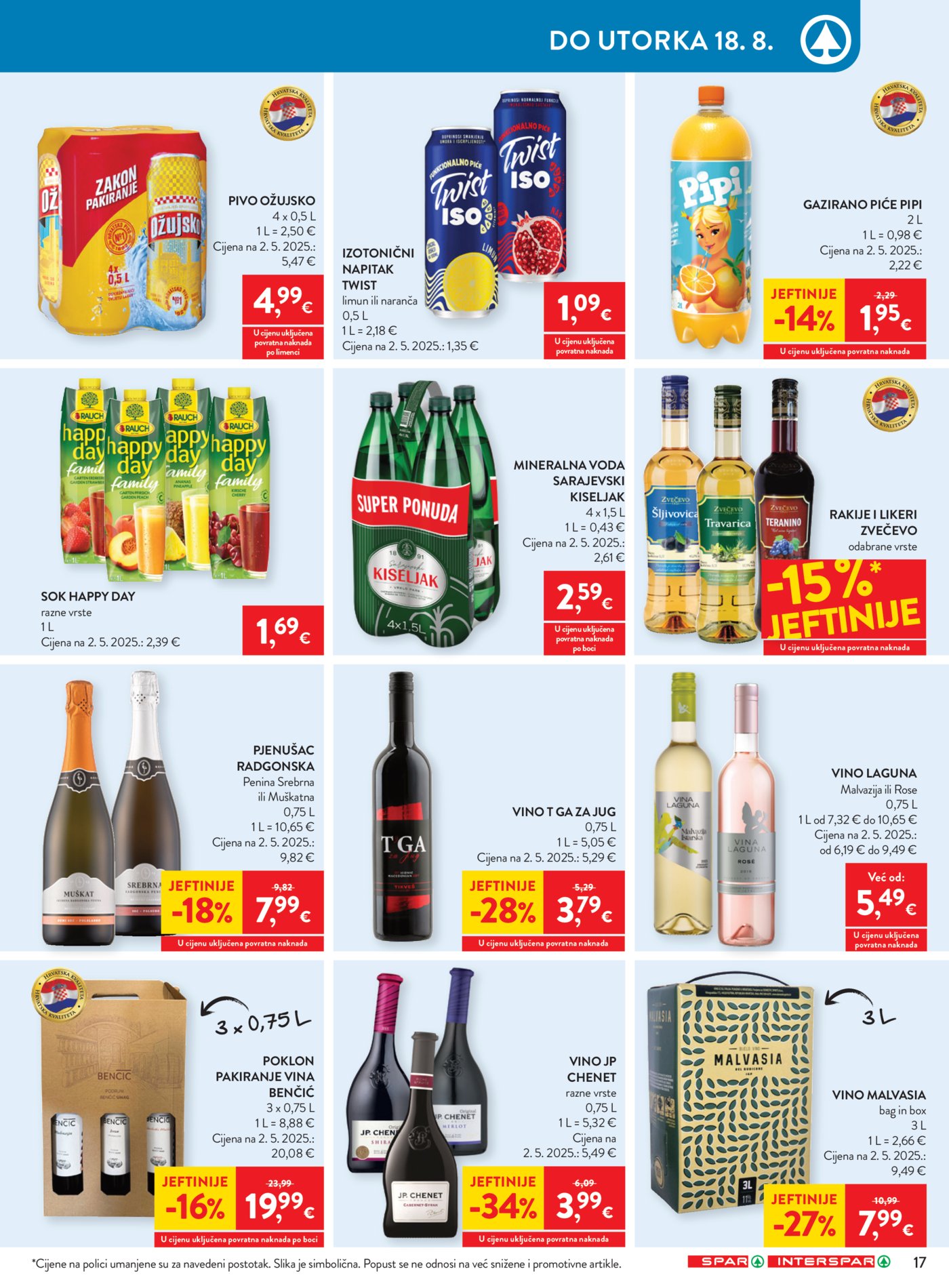 Spar Interspar katalog Akcija 12.08.-18.08.2026.