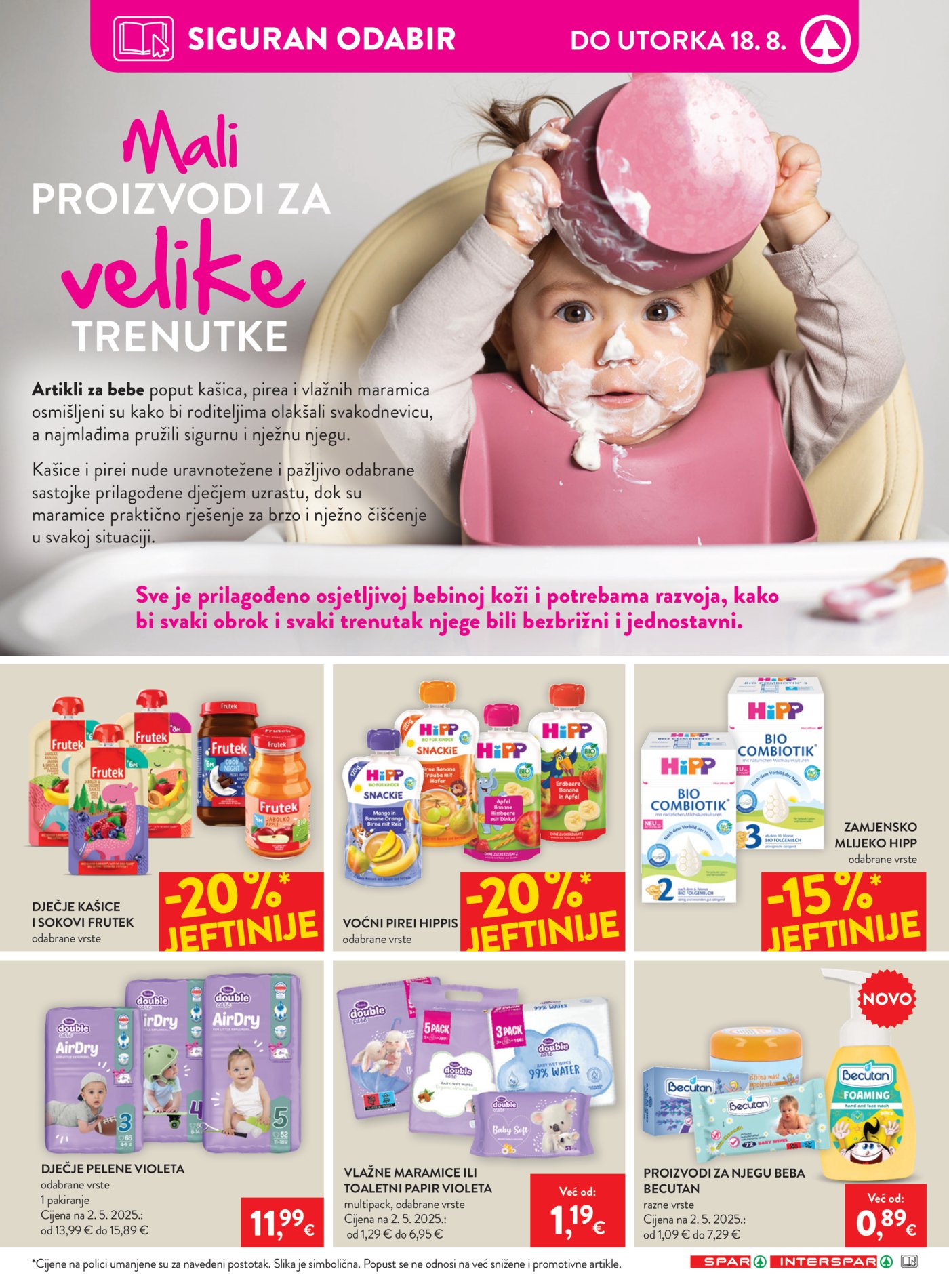 Spar Interspar katalog Akcija 12.08.-18.08.2026.