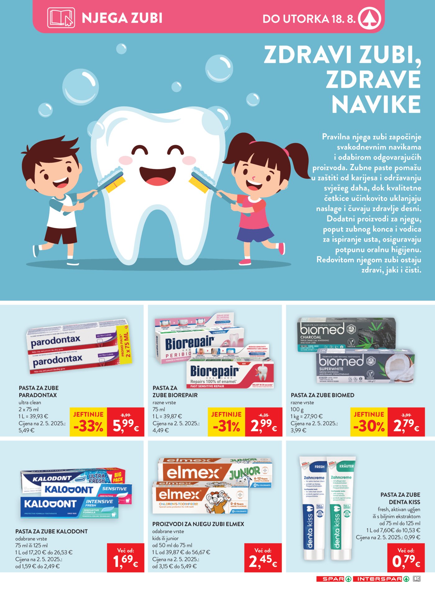 Spar Interspar katalog Akcija 12.08.-18.08.2026.