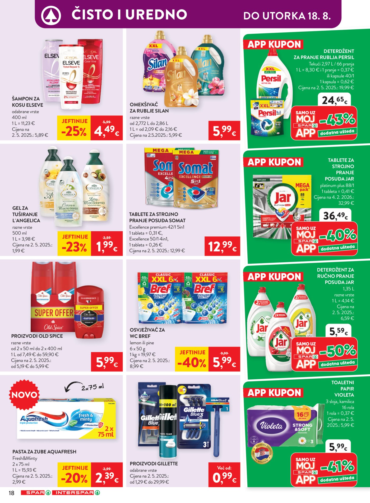 Spar Interspar katalog Akcija 12.08.-18.08.2026.